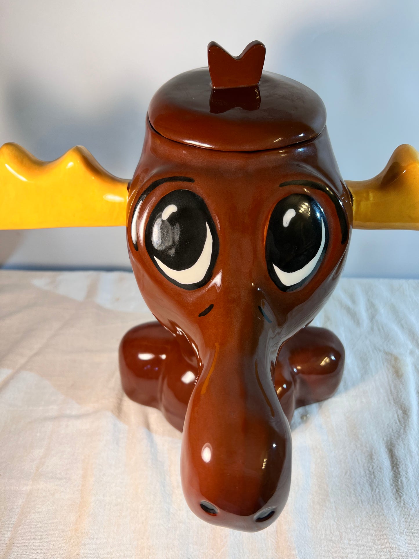Bullwinkle - 11” Cookie Jar - Rocky and Bullwinkle Cartoon- #6/100 - Dreamworks