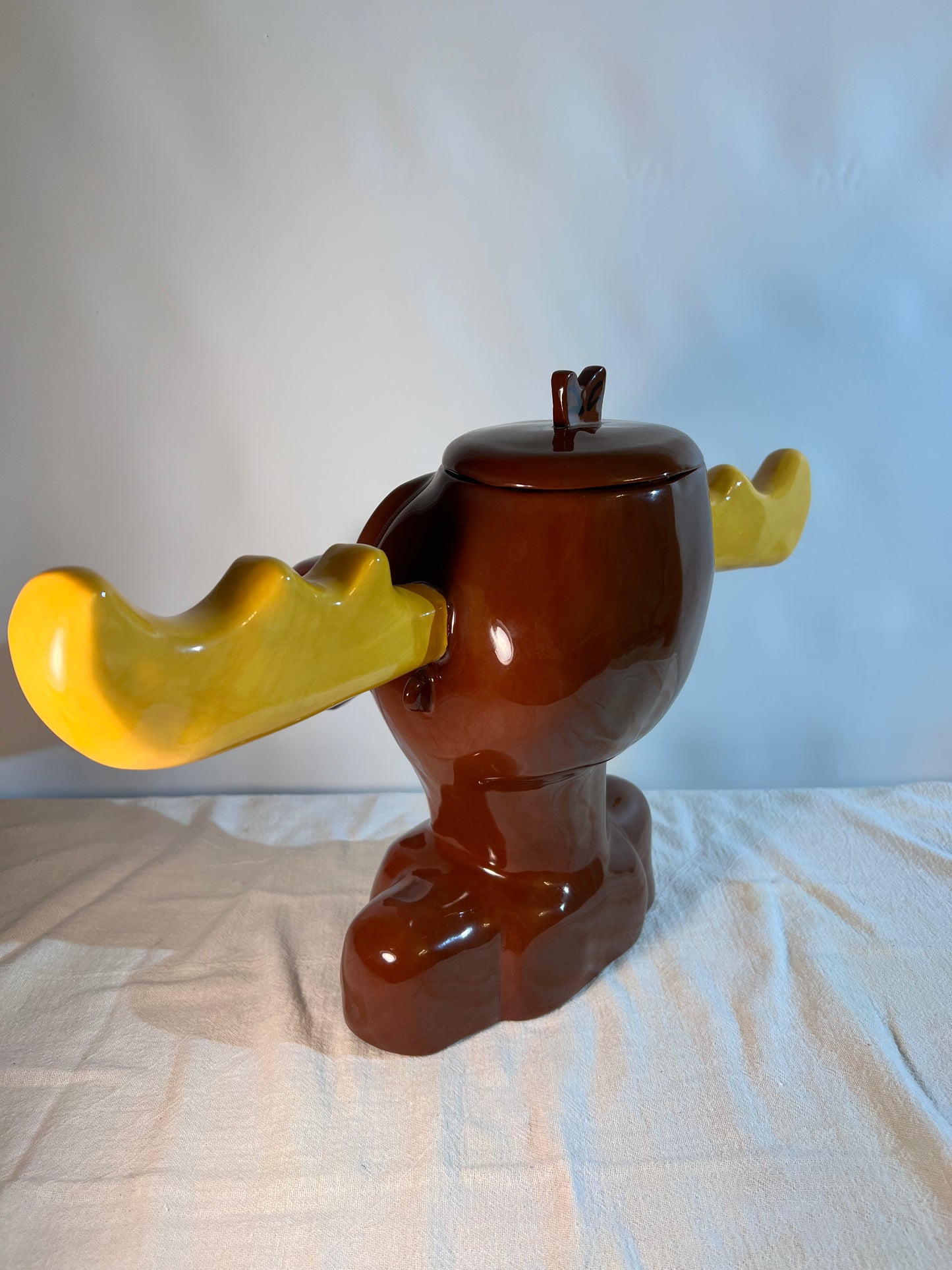 Bullwinkle - 11” Cookie Jar - Rocky and Bullwinkle Cartoon- #6/100 - Dreamworks