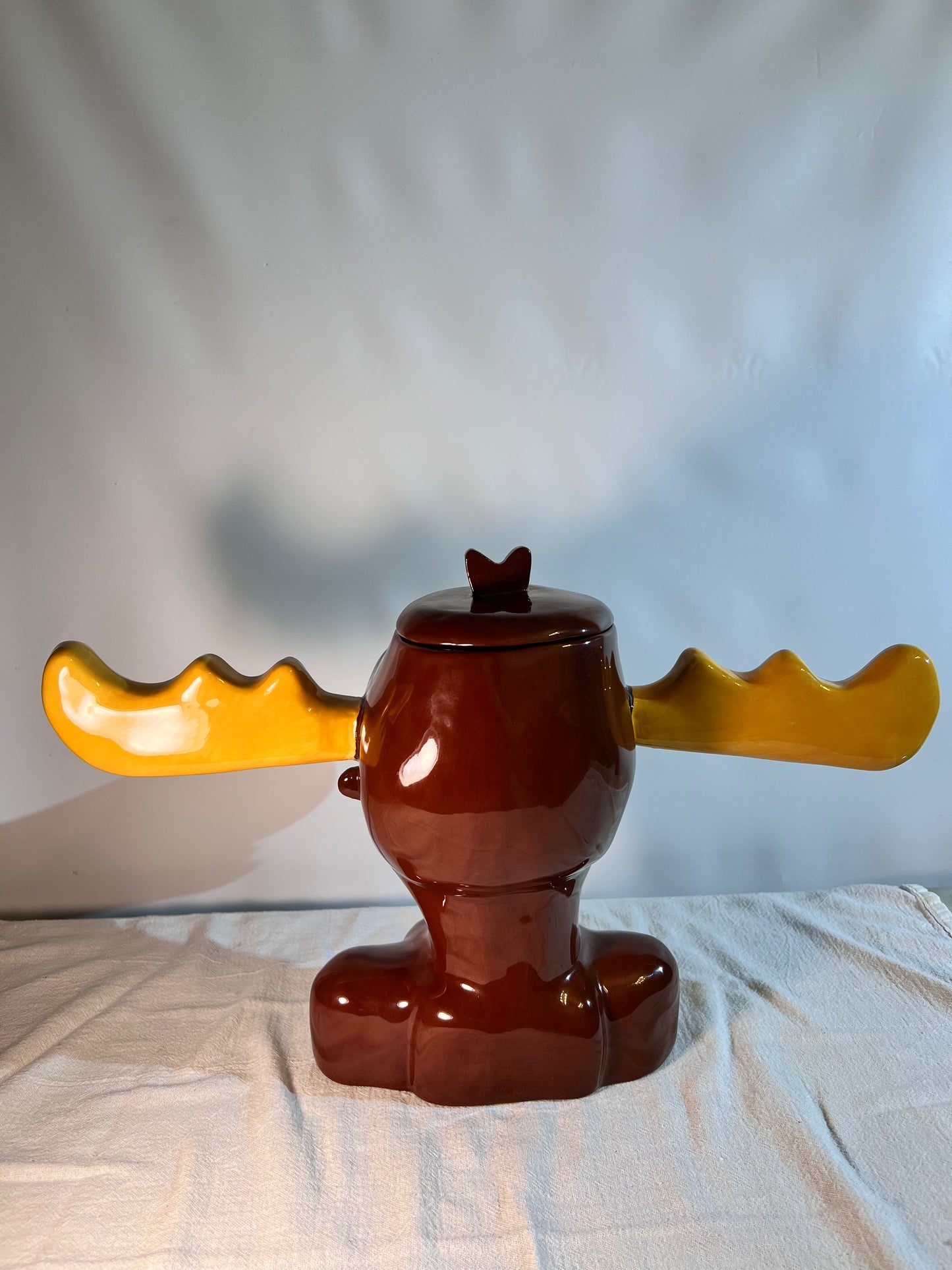 Bullwinkle - 11” Cookie Jar - Rocky and Bullwinkle Cartoon- #6/100 - Dreamworks