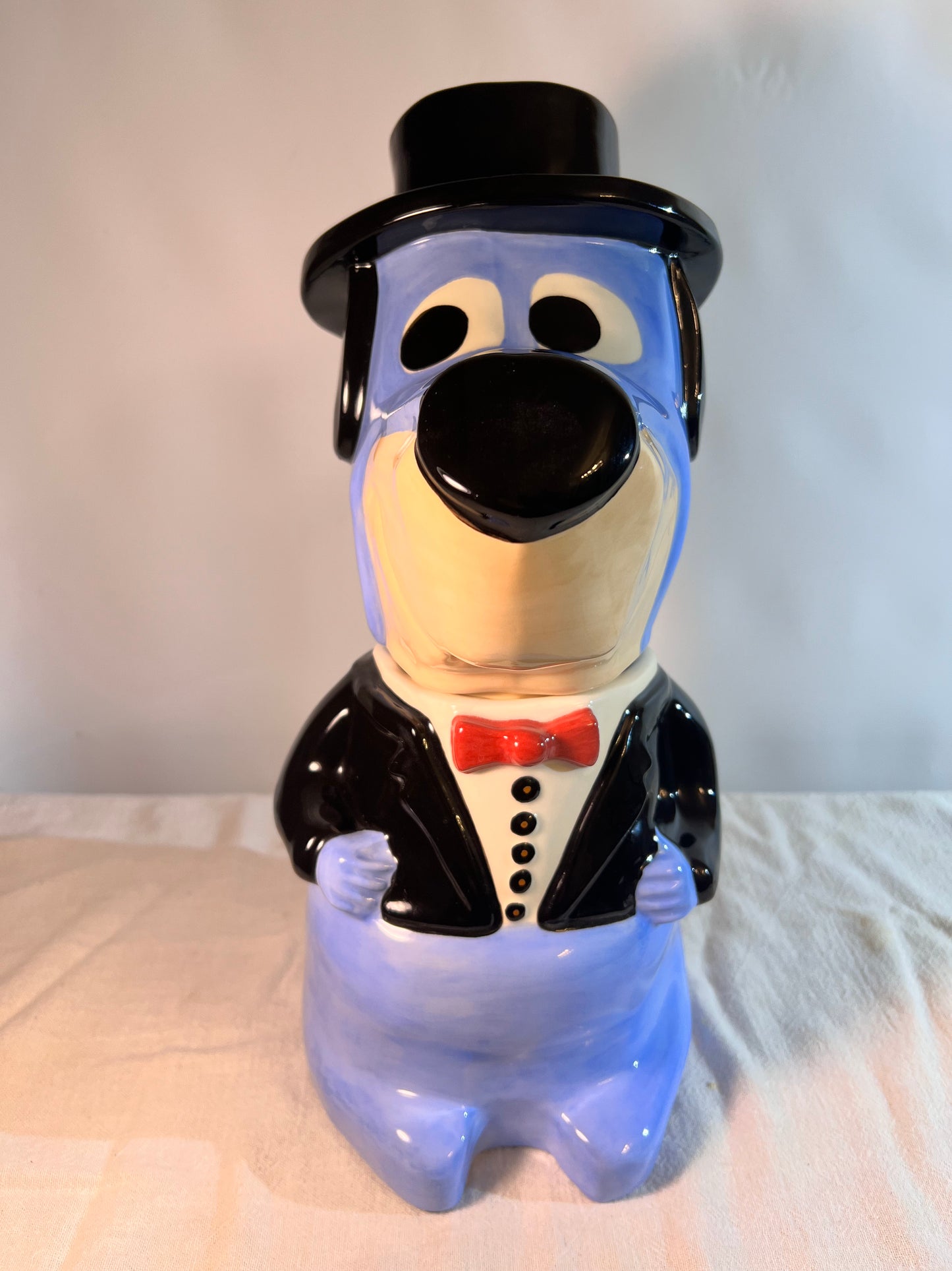 Huckleberry hound - 13 1/2” Cookie Jar- FM # 6/100 - Hanna Barbara