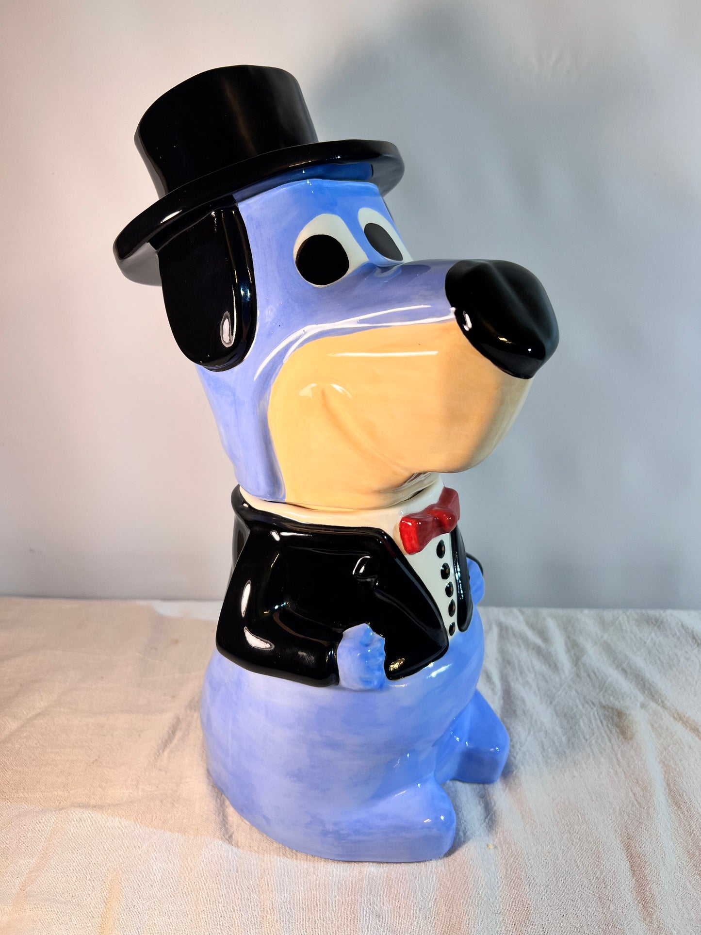 Huckleberry hound - 13 1/2” Cookie Jar- FM # 6/100 - Hanna Barbara