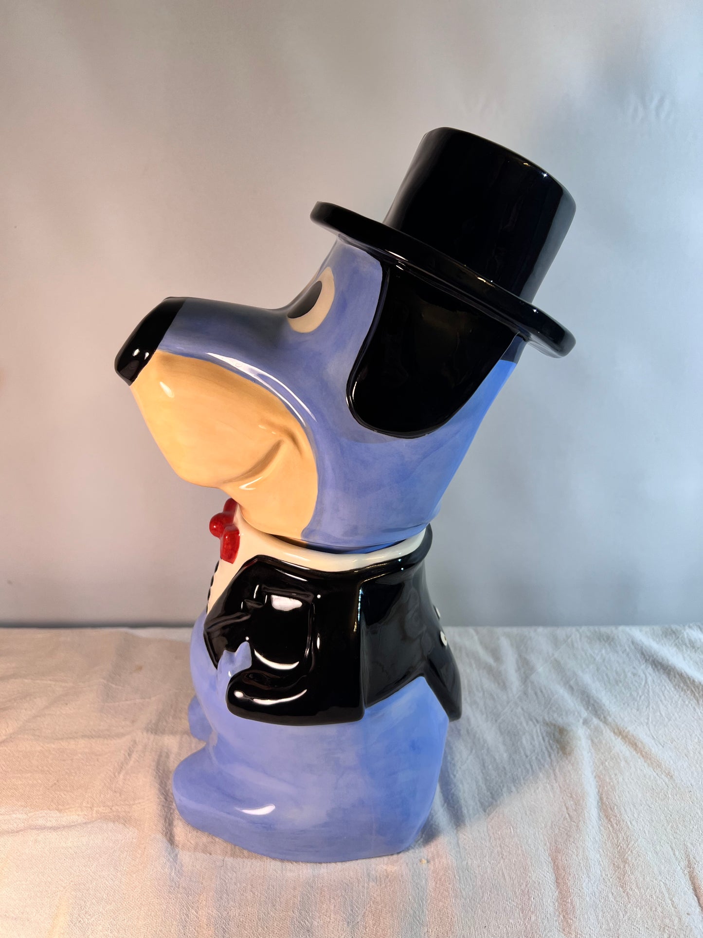 Huckleberry hound - 13 1/2” Cookie Jar- FM # 6/100 - Hanna Barbara