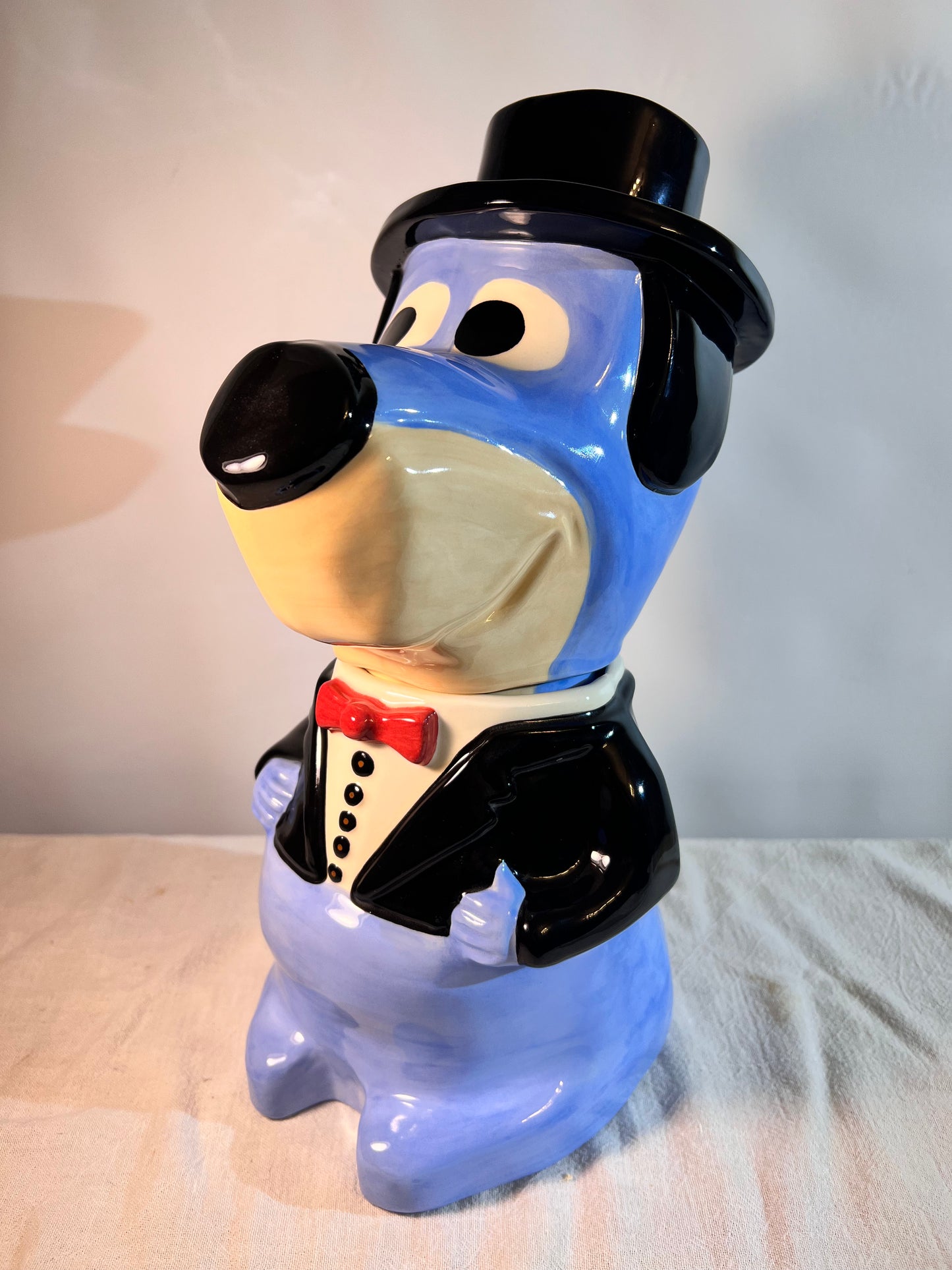 Huckleberry hound - 13 1/2” Cookie Jar- FM # 6/100 - Hanna Barbara