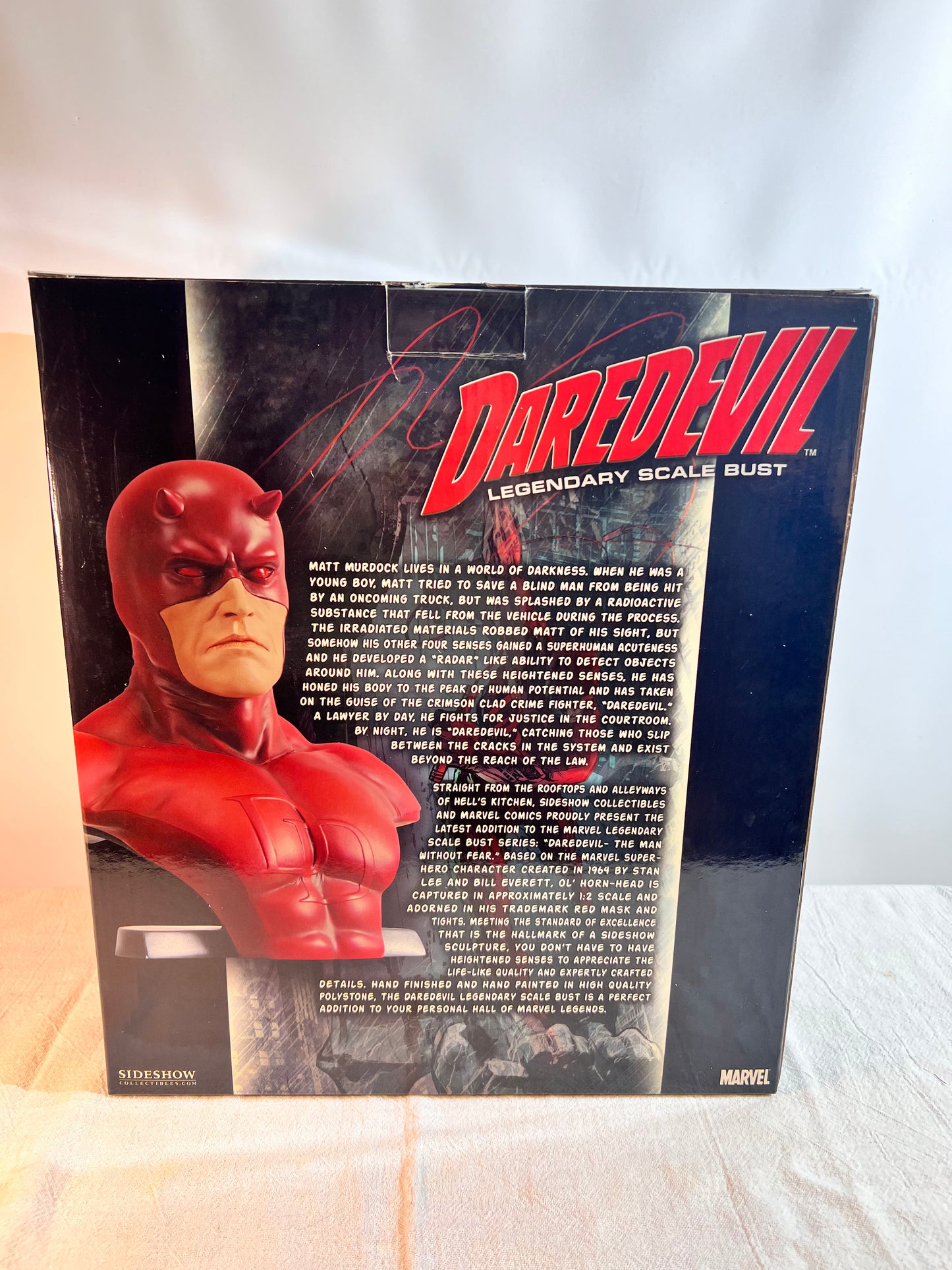 Daredevil - 10” Legendary scale bust-Sideshow collectibles- #264\325-Marvel - Red