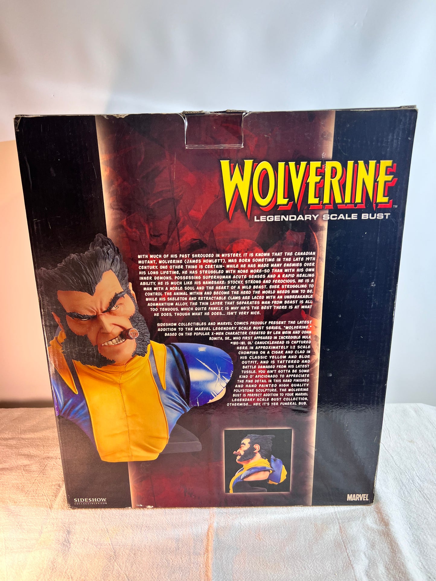 Wolverine- 10” Legendary Scale Bust- SideShow Collectibles- Marvel -#159/500