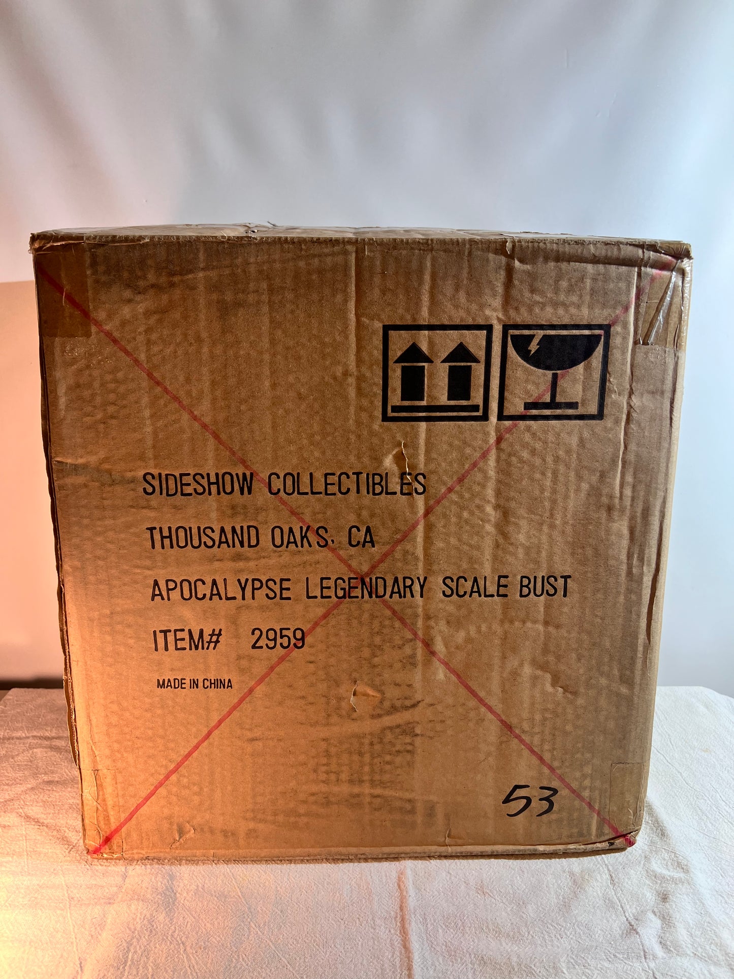 Apocalypse - 11” Legendary Scale Bust- SideShow Collectibles- #053/350 - item #2959 -Marvel