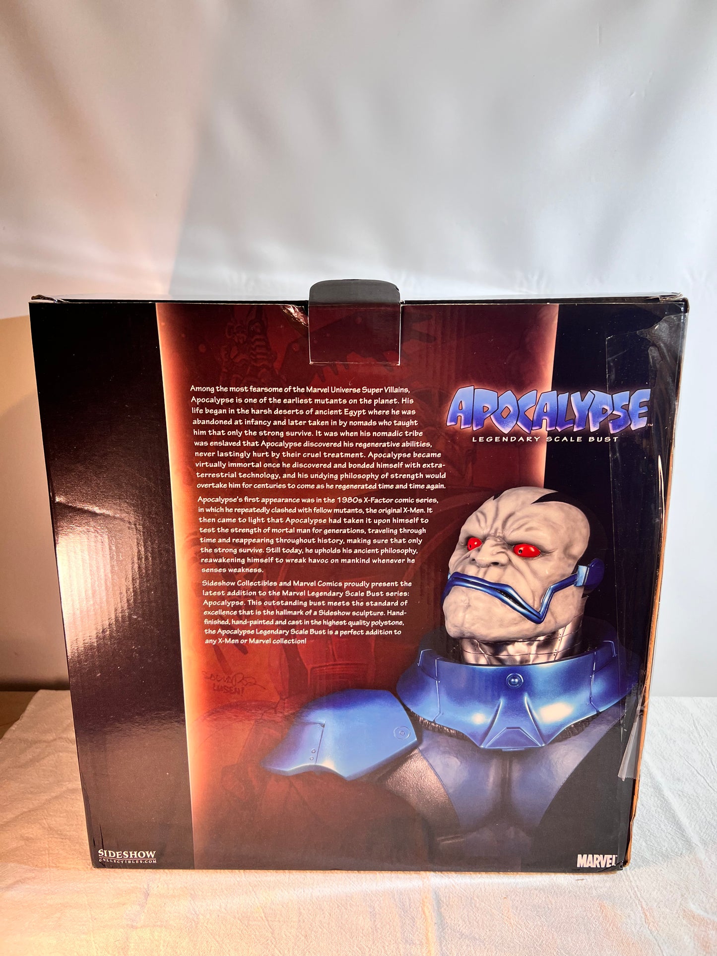 Apocalypse - 11” Legendary Scale Bust- SideShow Collectibles- #053/350 - item #2959 -Marvel