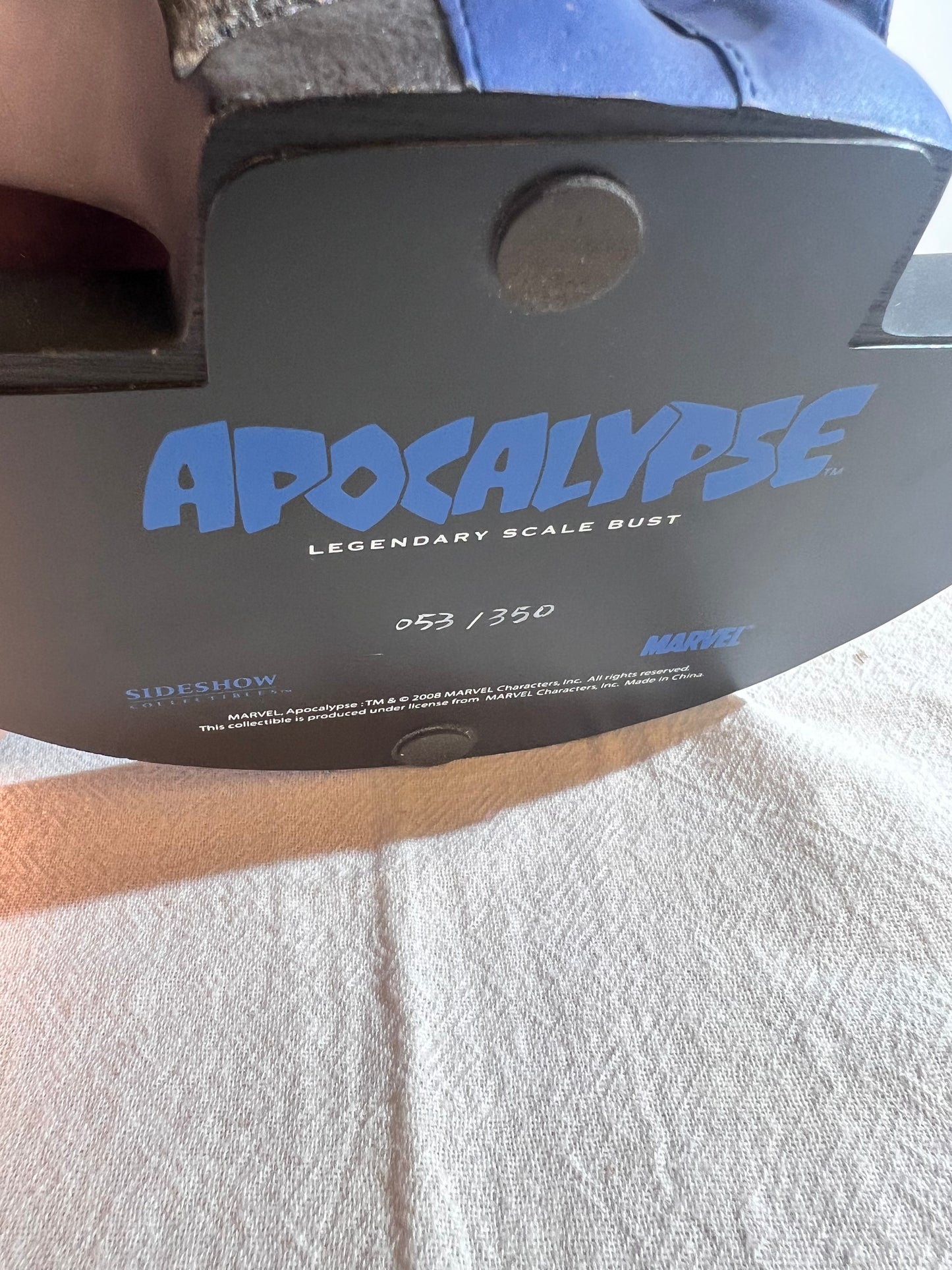 Apocalypse - 11” Legendary Scale Bust- SideShow Collectibles- #053/350 - item #2959 -Marvel