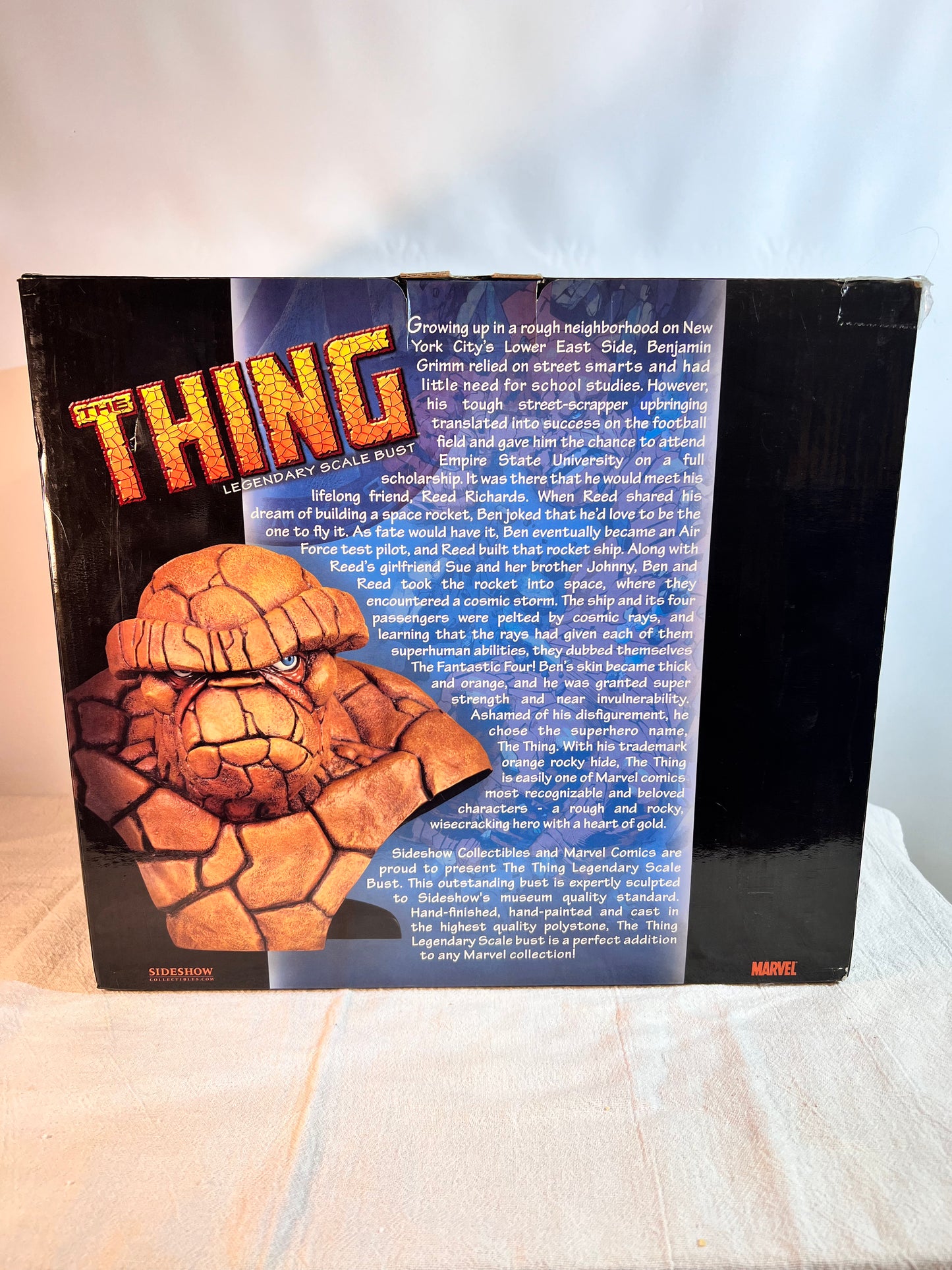 The Thing - 9 1/2” Legendary Scale Bust- Marvel- SideShow- #62/150 -2008