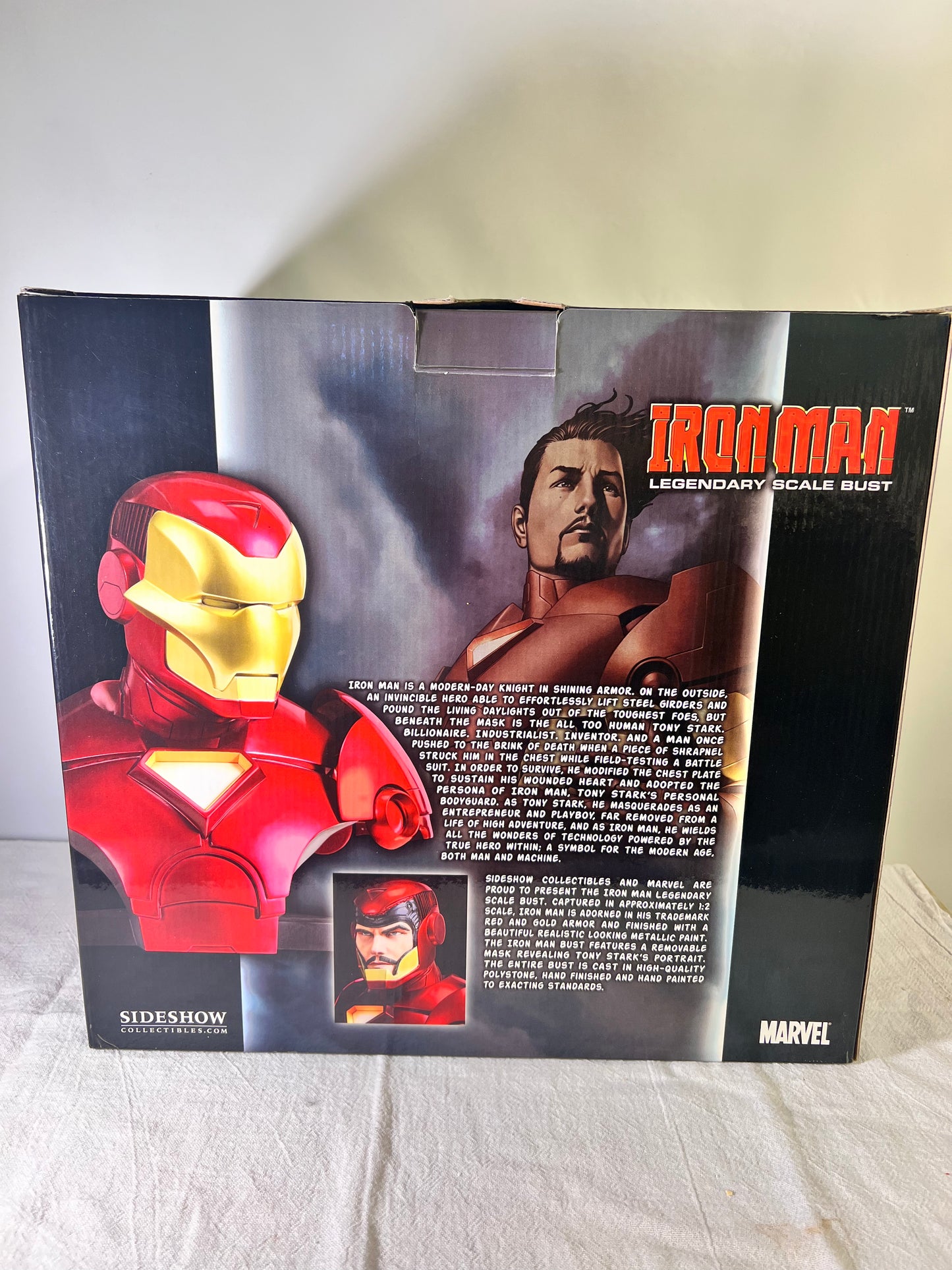 Iron Man - 10 1/2” Legendary Scale Bust - SideShow - #92/550 - Marvel