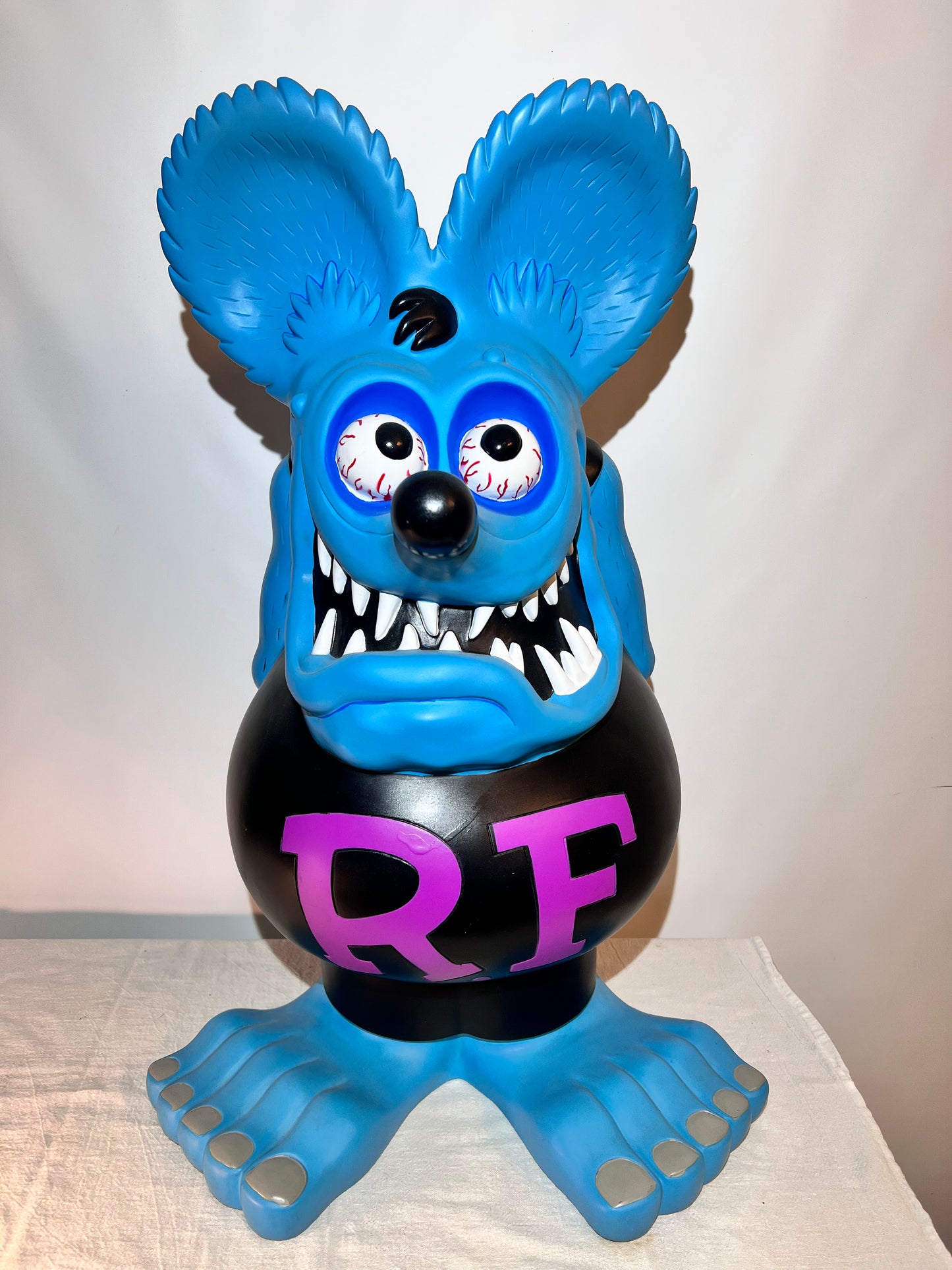 Rat Fink - 24” Bank - 2005 Funko Pop - Ed “Big Daddy” Roth - Blue, Black and purple