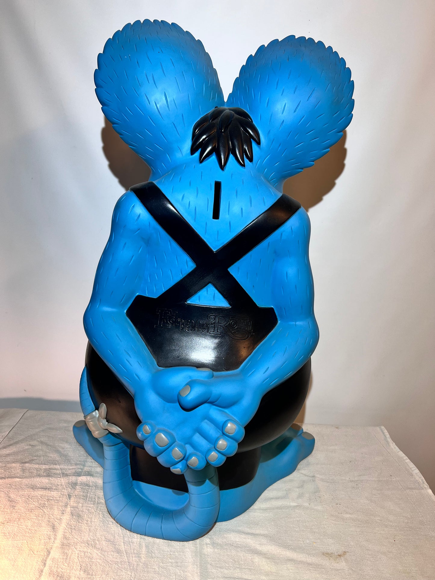 Rat Fink - 24” Bank - 2005 Funko Pop - Ed “Big Daddy” Roth - Blue, Black and purple