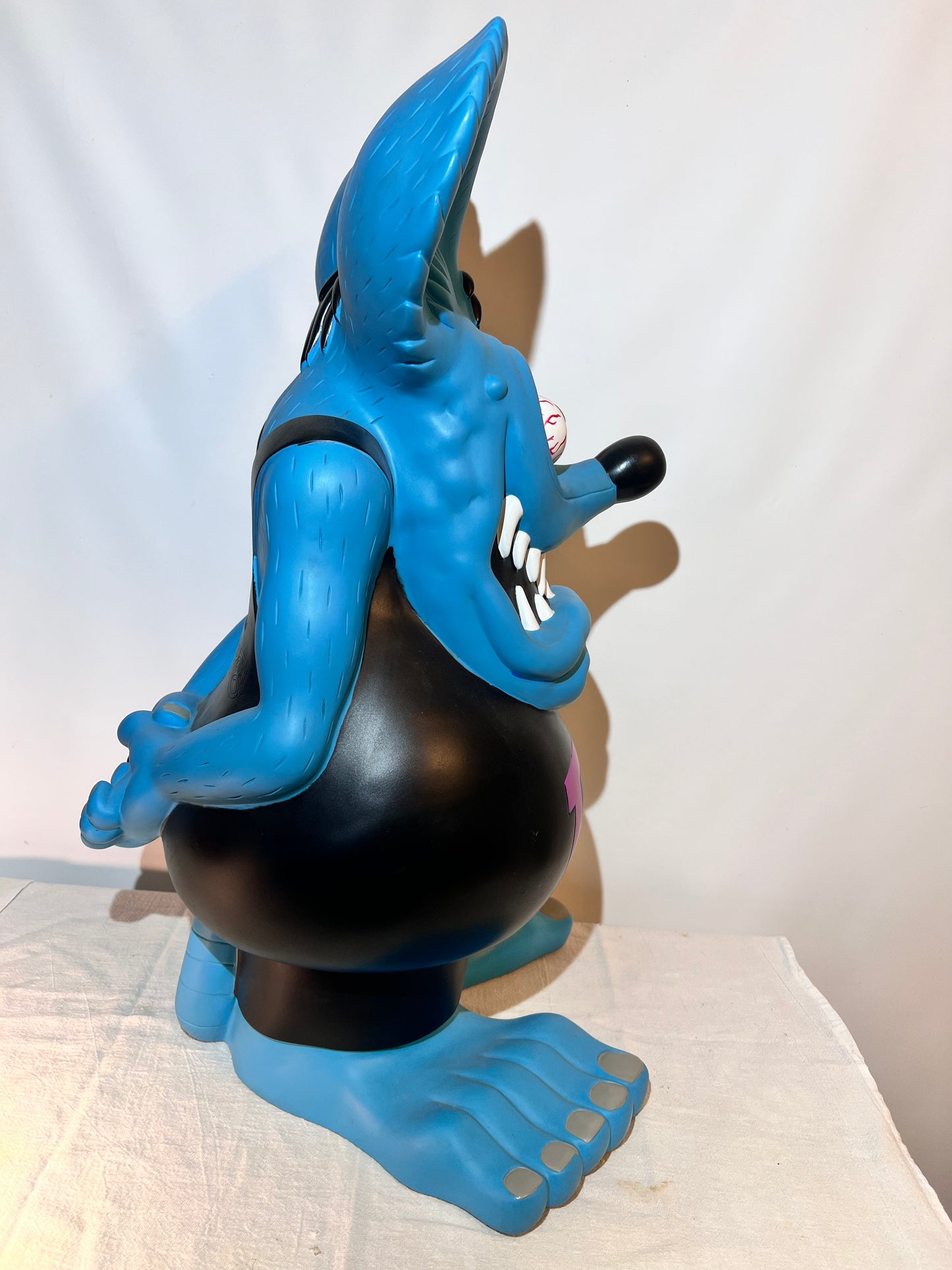 Rat Fink - 24” Bank - 2005 Funko Pop - Ed “Big Daddy” Roth - Blue, Black and purple