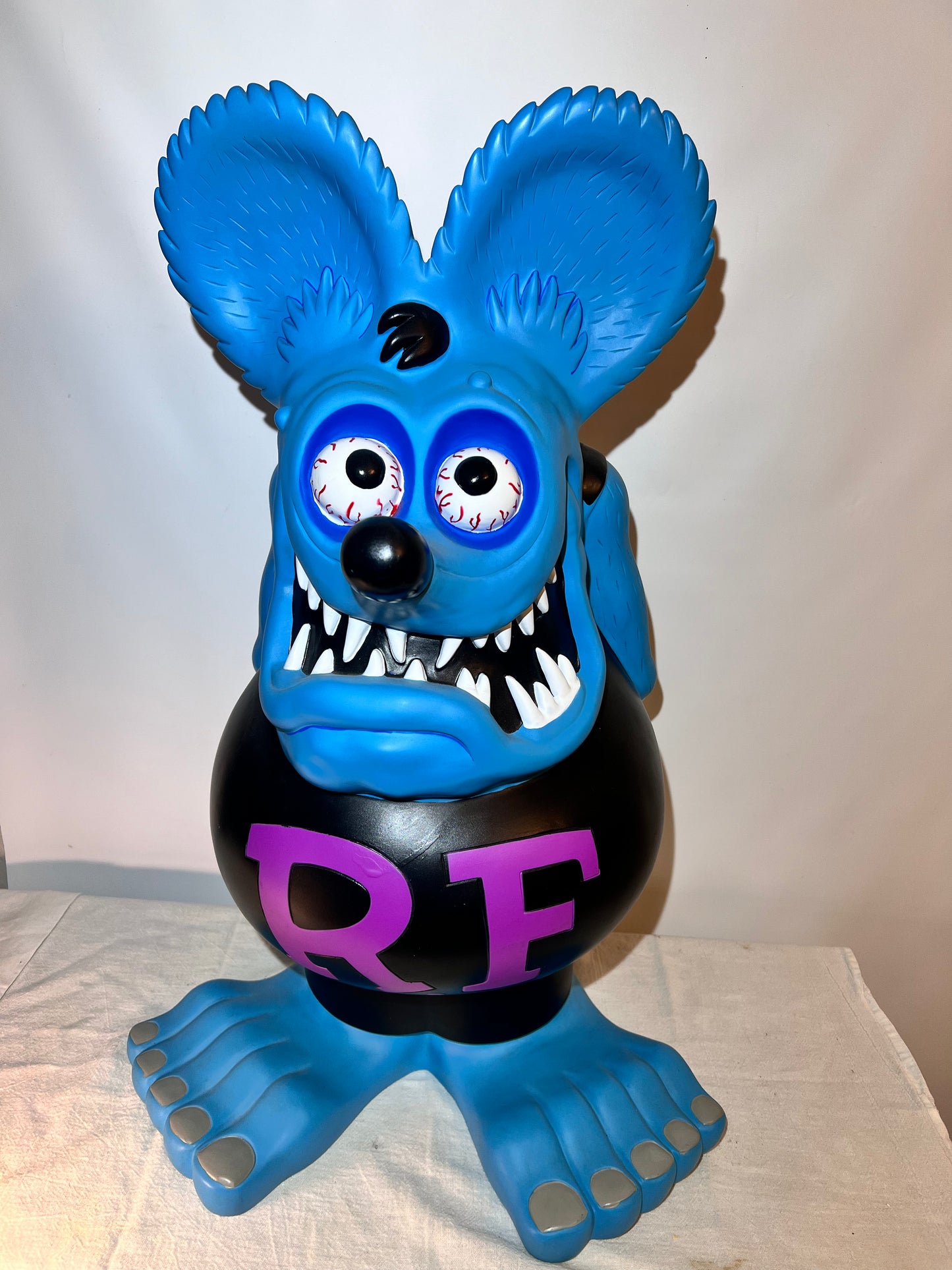 Rat Fink - 24” Bank - 2005 Funko Pop - Ed “Big Daddy” Roth - Blue, Black and purple