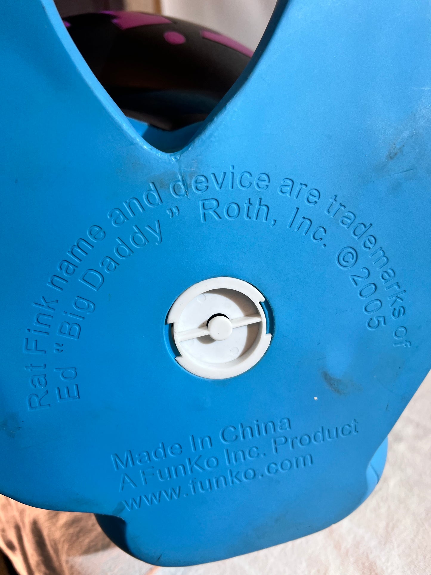 Rat Fink - 24” Bank - 2005 Funko Pop - Ed “Big Daddy” Roth - Blue, Black and purple