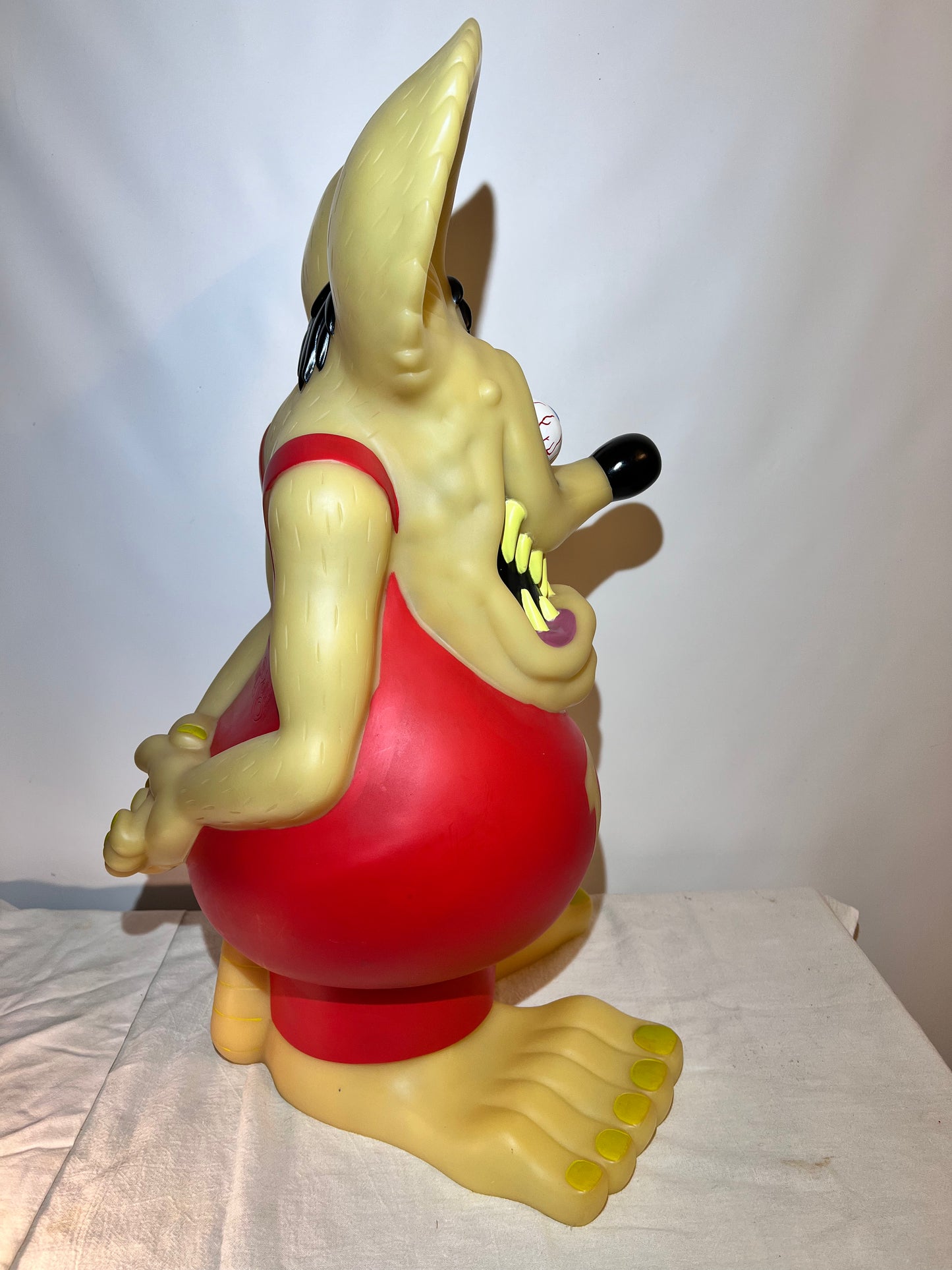 GLOW in the Dark - Rat Rink - 24” Bank - 2005 Funko Pop - Ed “Big Daddy” Roth - Yellow and Red