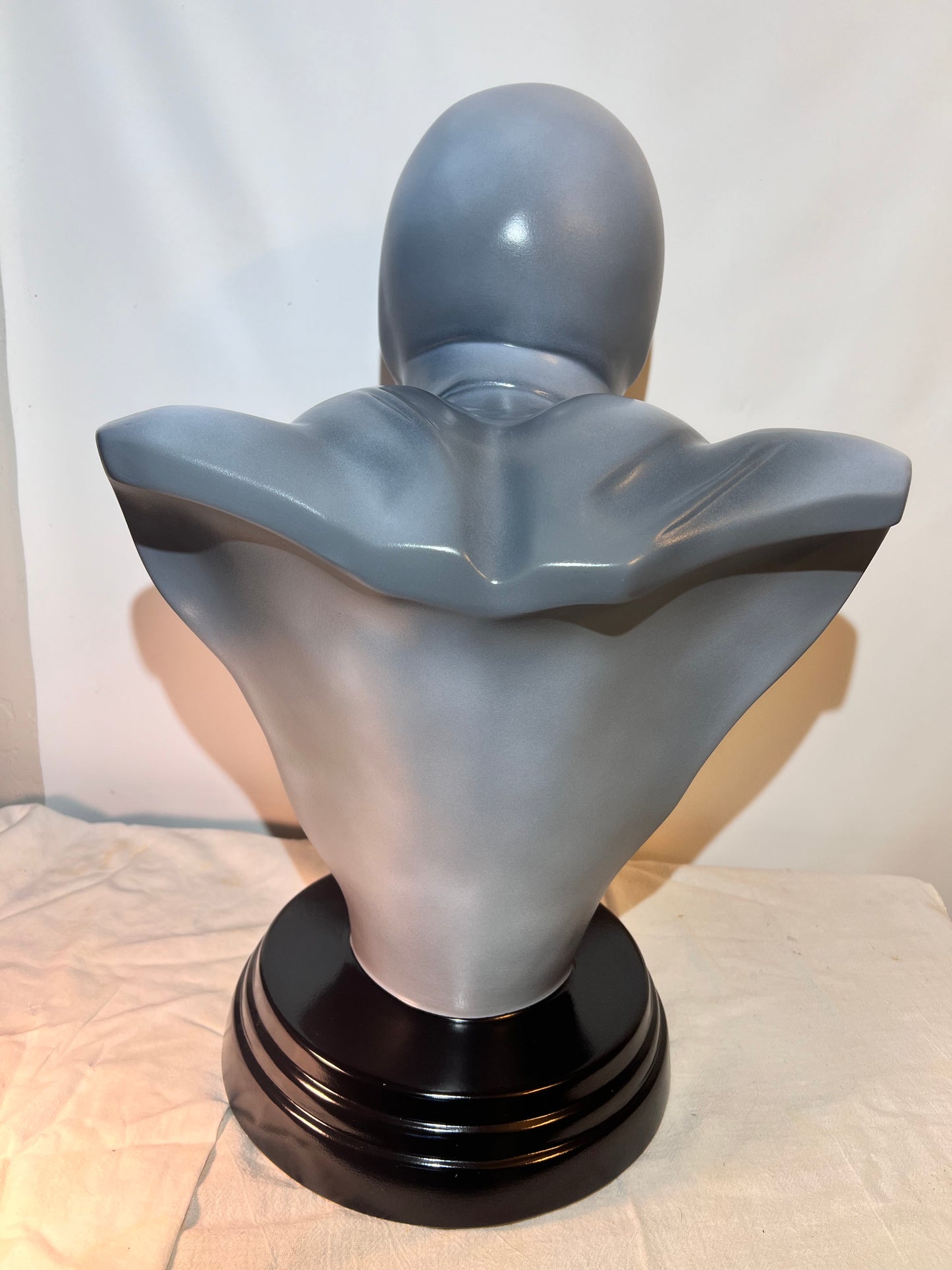 Spider-Man - 21 1/2” Bust- Gray suit with Black spider -signed and numbered #4/18 - Hollow Plastic Resin