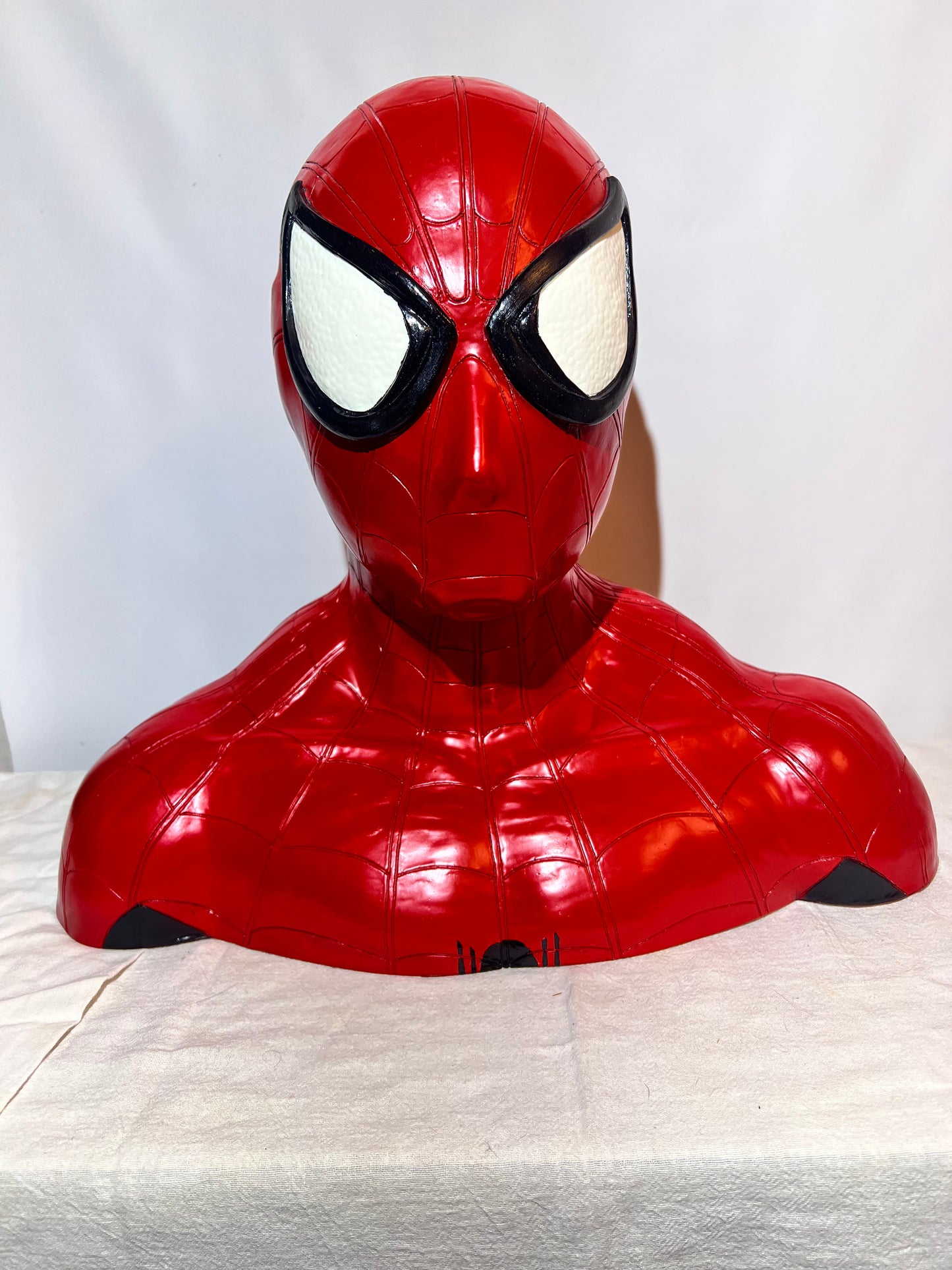 Spider Man- 15.5” Bust- #1 of 1 - singed by Balt Hazar- Classic Red Suit- 2016