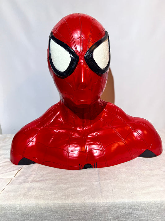 Spider Man- 15.5” Bust- #1 of 1 - singed by Balt Hazar- Classic Red Suit- 2016