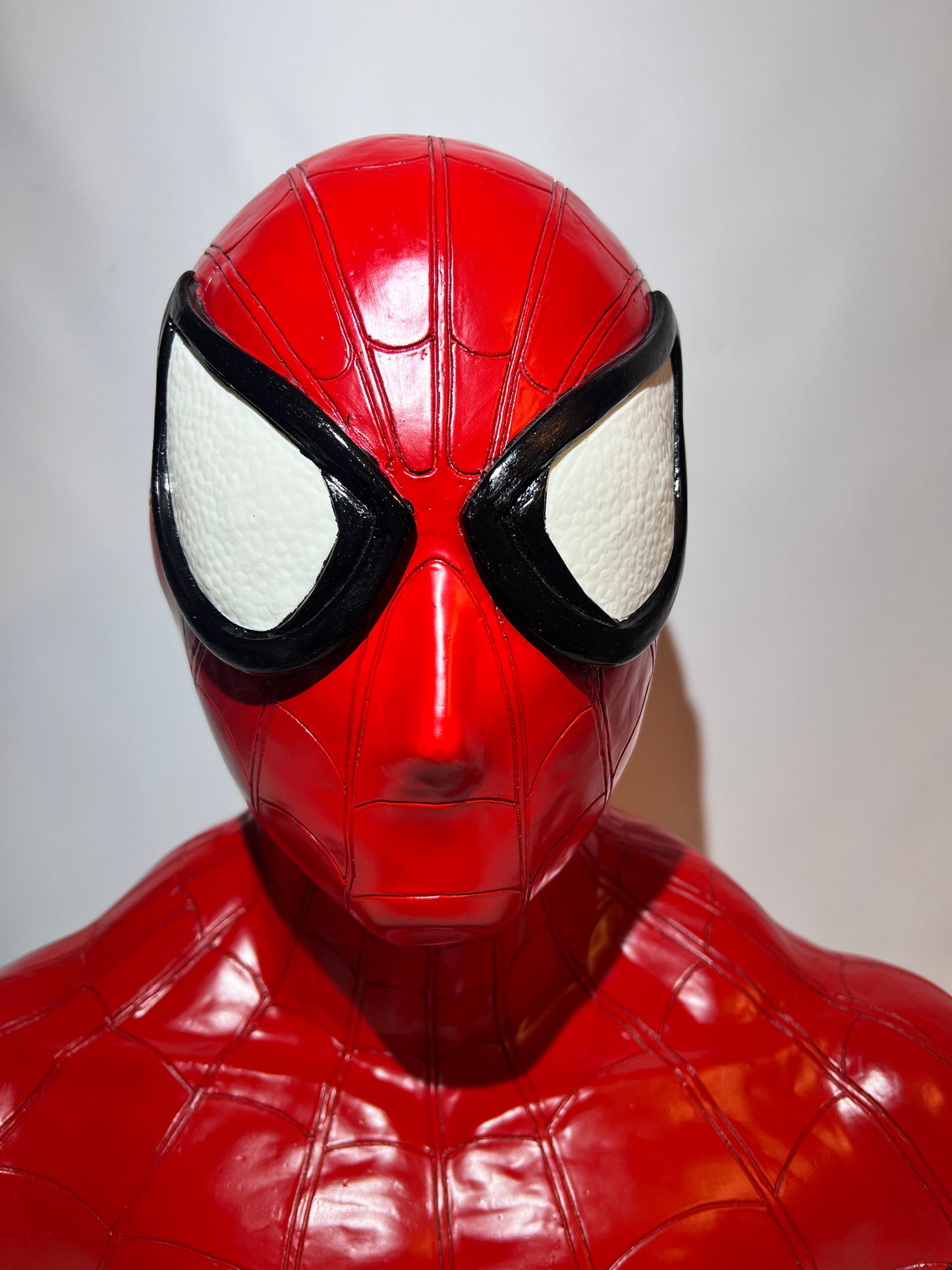 Spider Man- 15.5” Bust- #1 of 1 - singed by Balt Hazar- Classic Red Suit- 2016