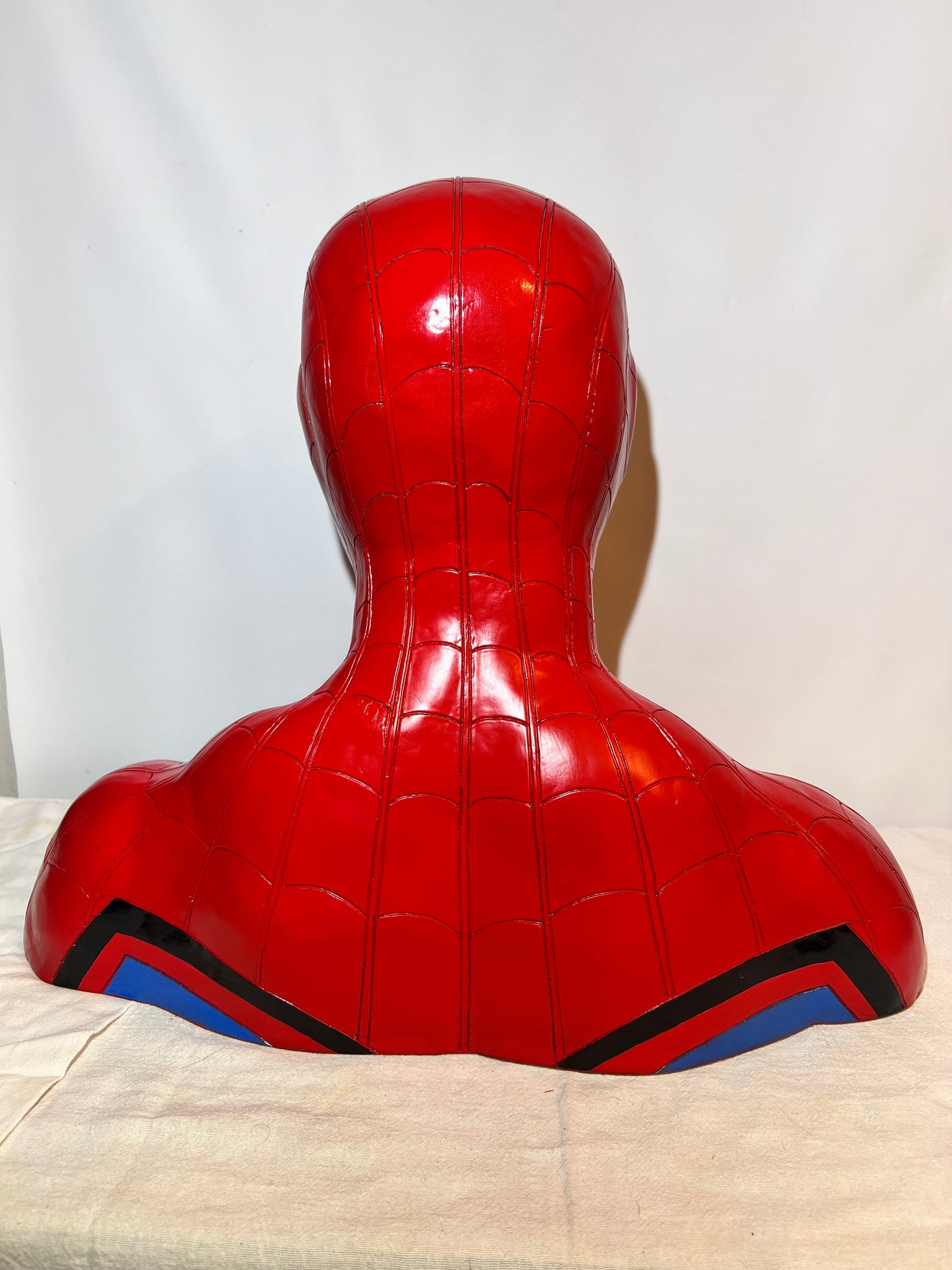 Spider Man- 15.5” Bust- #1 of 1 - singed by Balt Hazar- Classic Red Suit- 2016