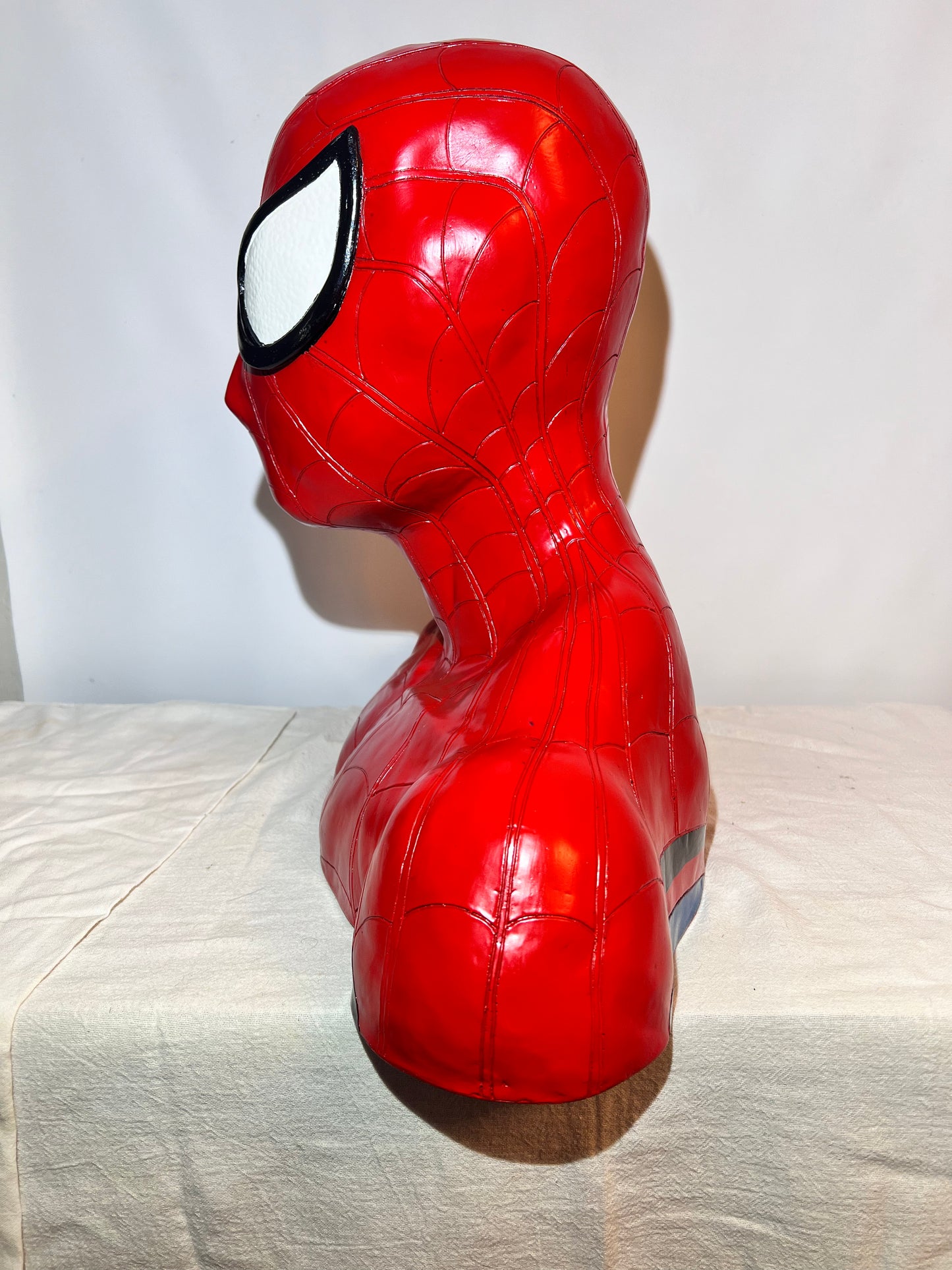 Spider Man- 15.5” Bust- #1 of 1 - singed by Balt Hazar- Classic Red Suit- 2016