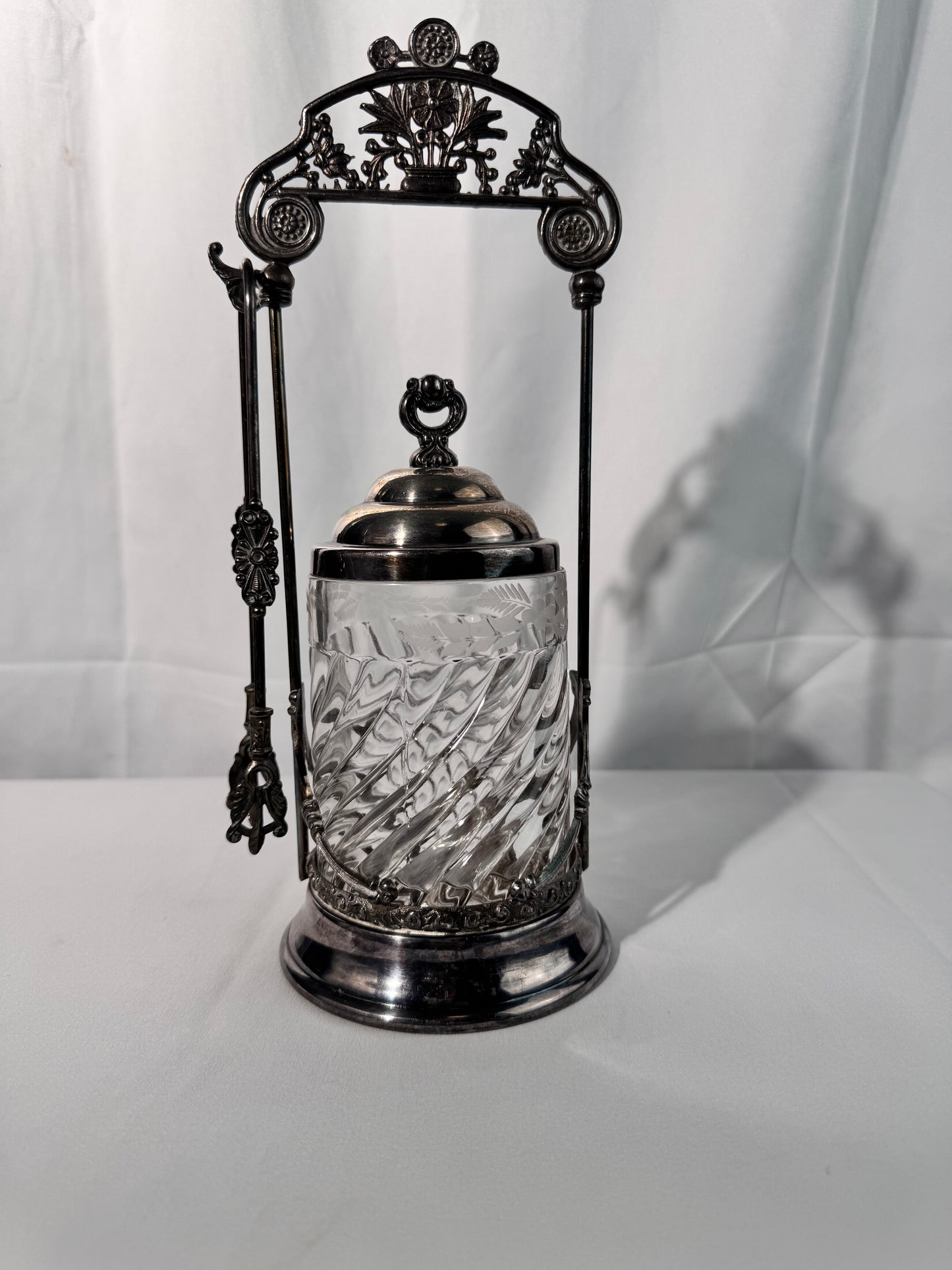 Antique Pickle Castor- 4 piece set