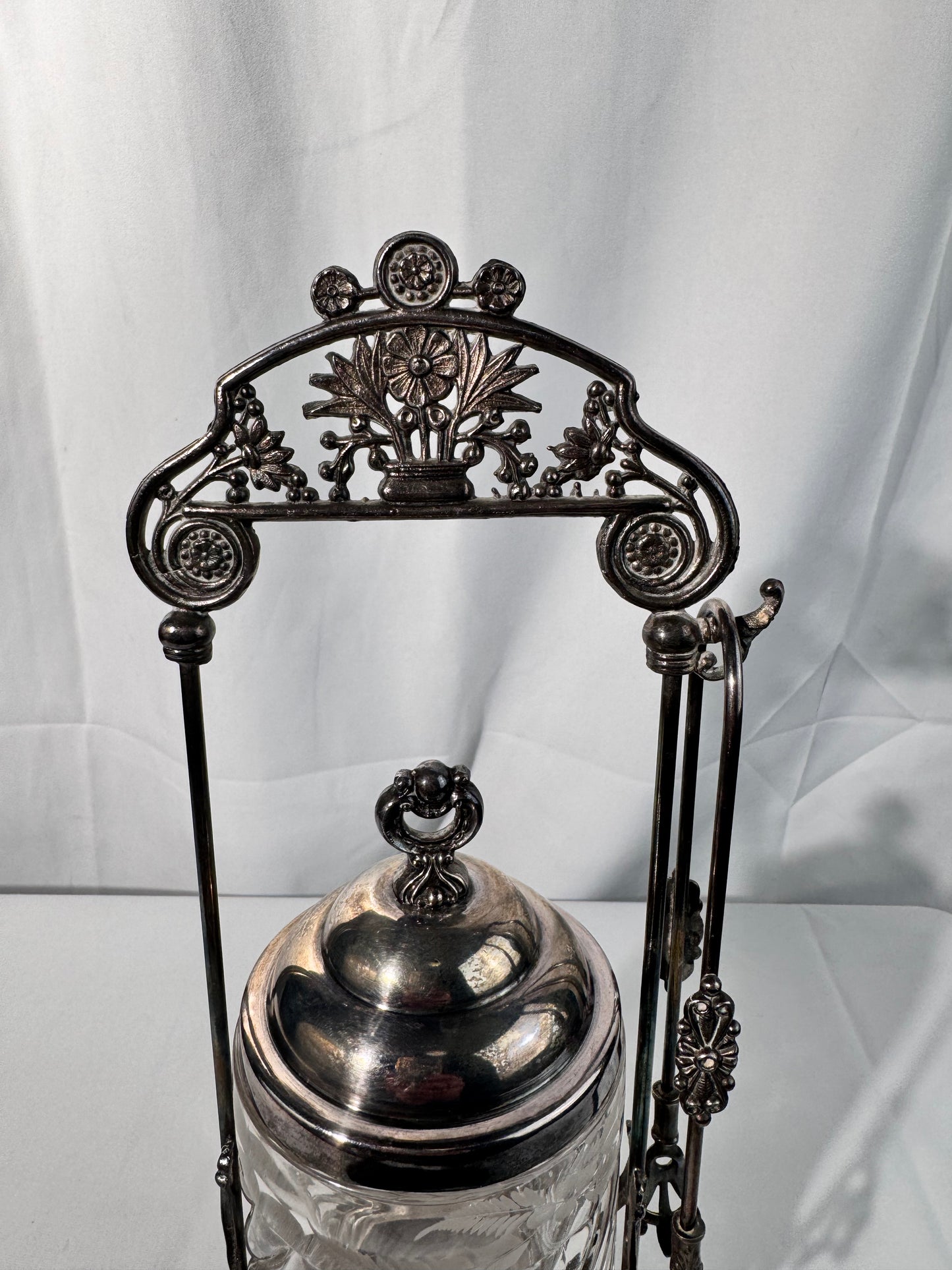 Antique Pickle Castor- 4 piece set