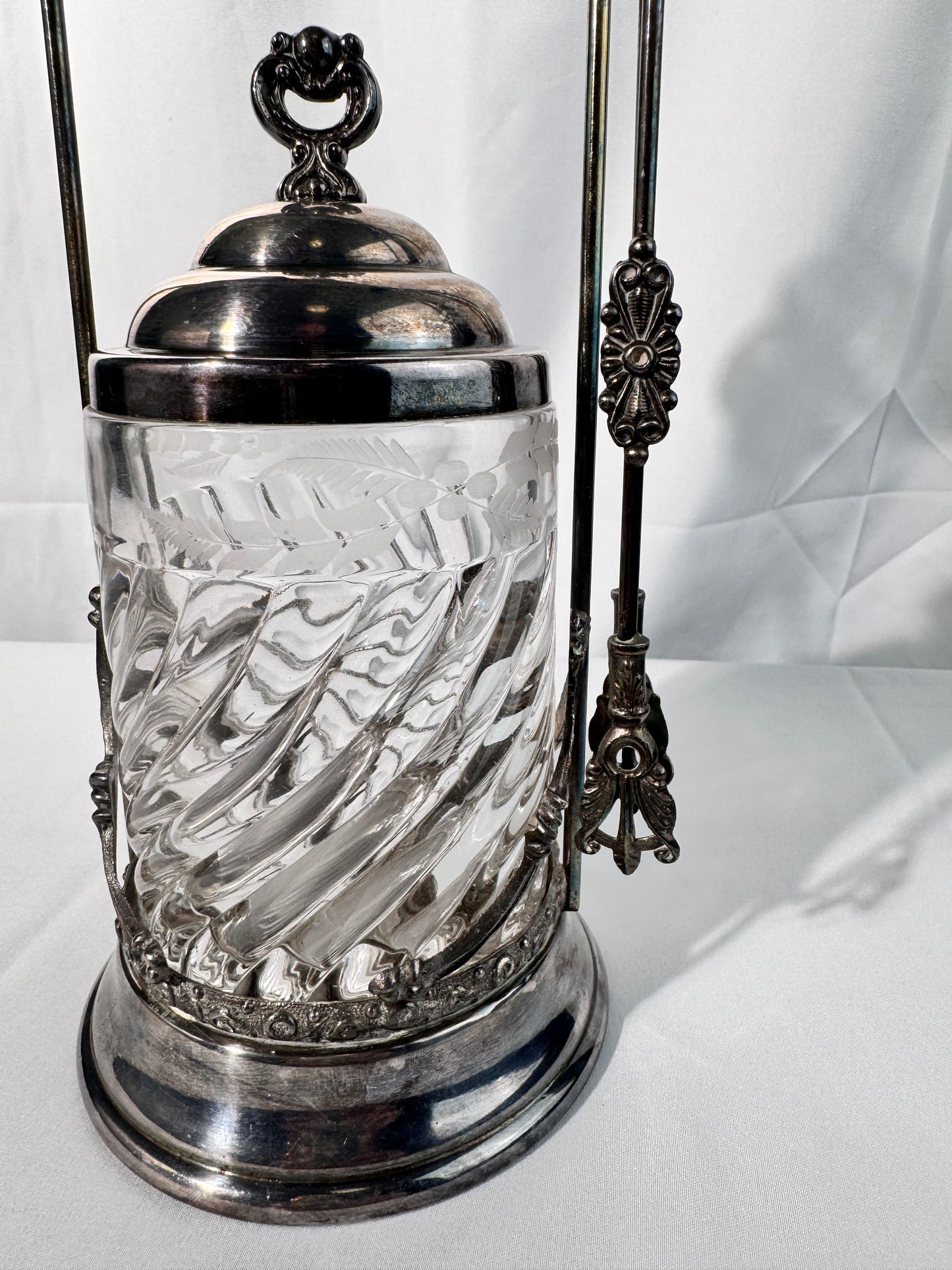 Antique Pickle Castor- 4 piece set
