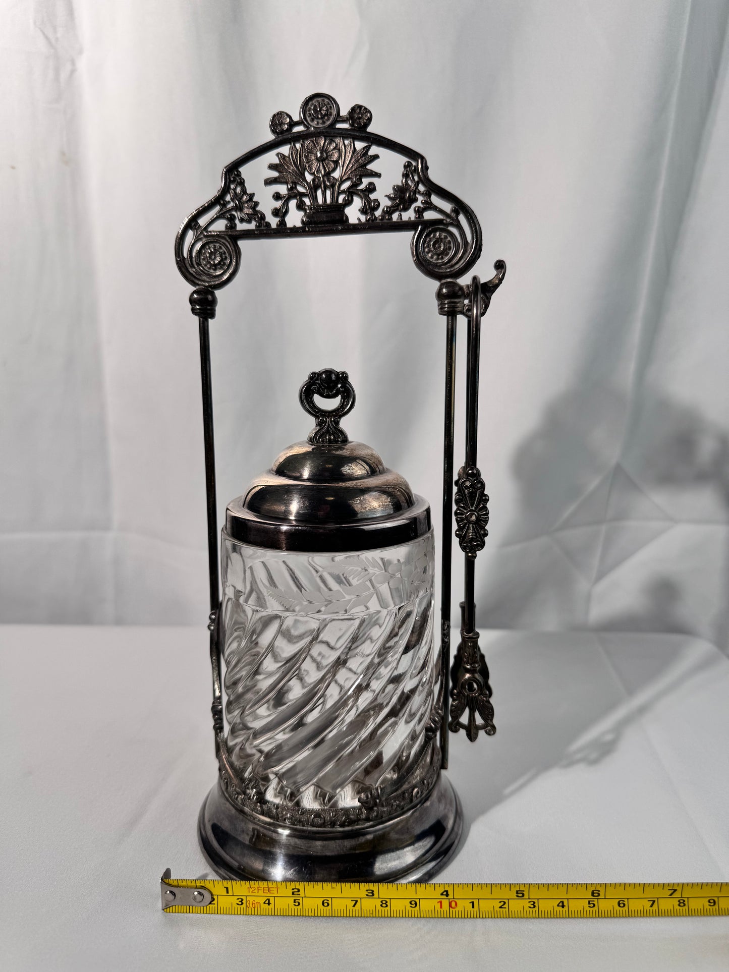 Antique Pickle Castor- 4 piece set