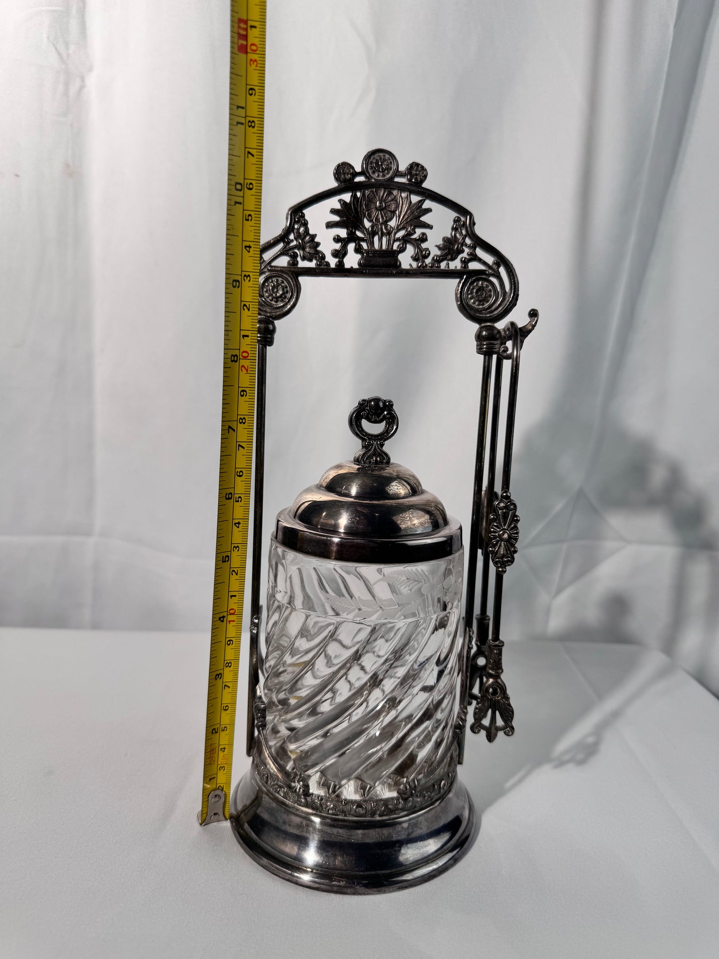 Antique Pickle Castor- 4 piece set