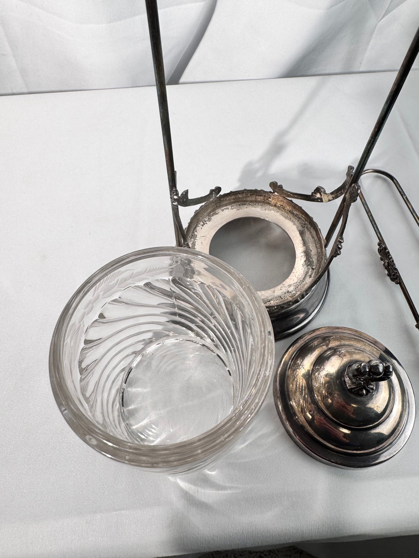Antique Pickle Castor- 4 piece set