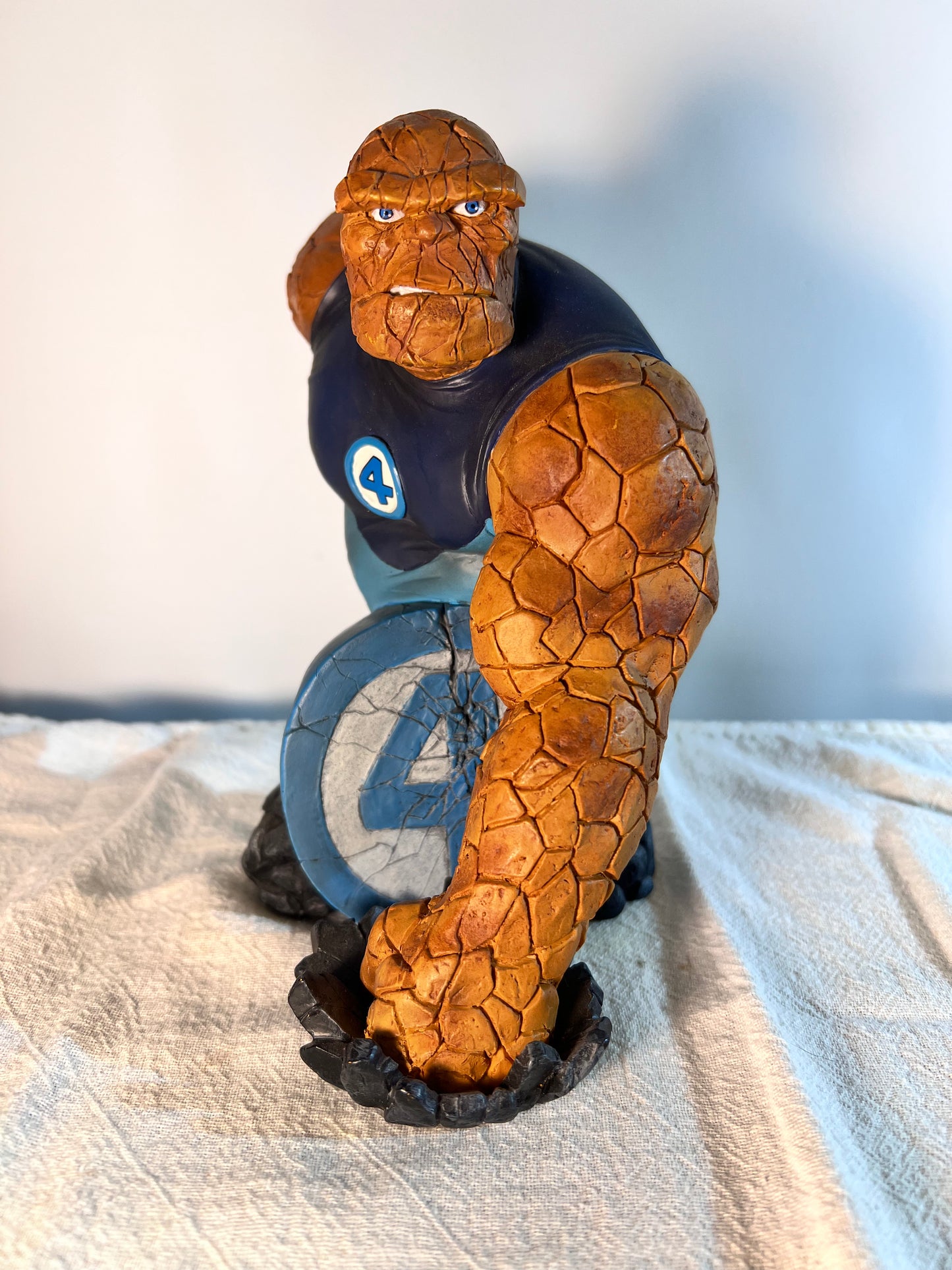 The Thing - 7” bust - Ben Grimm- marvel # 375/3000 -sculptured by Rocco Tartamella