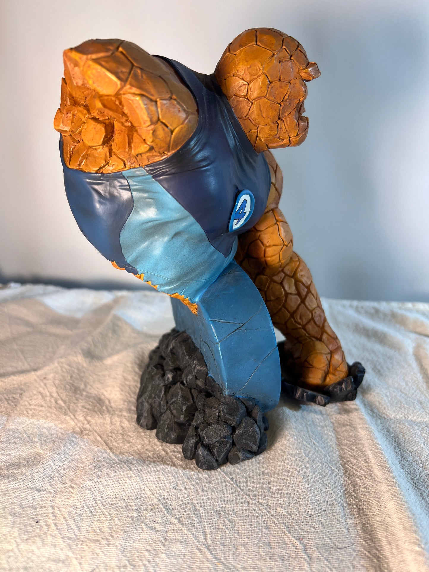 The Thing - 7” bust - Ben Grimm- marvel # 375/3000 -sculptured by Rocco Tartamella