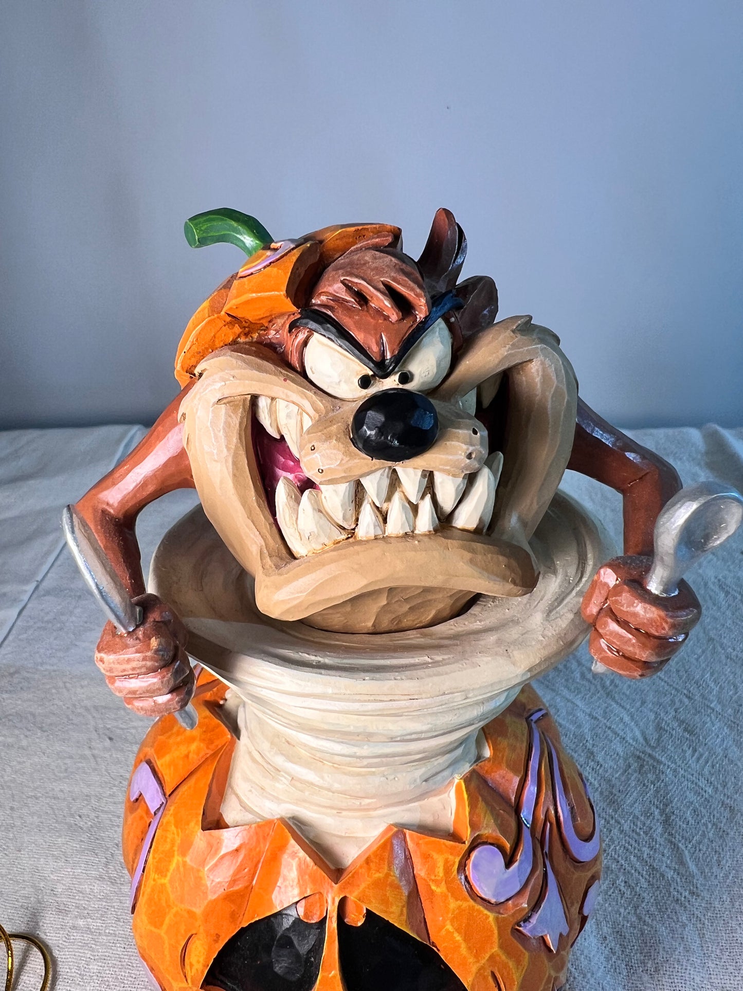 Taz - 6” Jim Shore - Taz-O-Lantern - Warner Brothers - Looney Tunes- Halloween