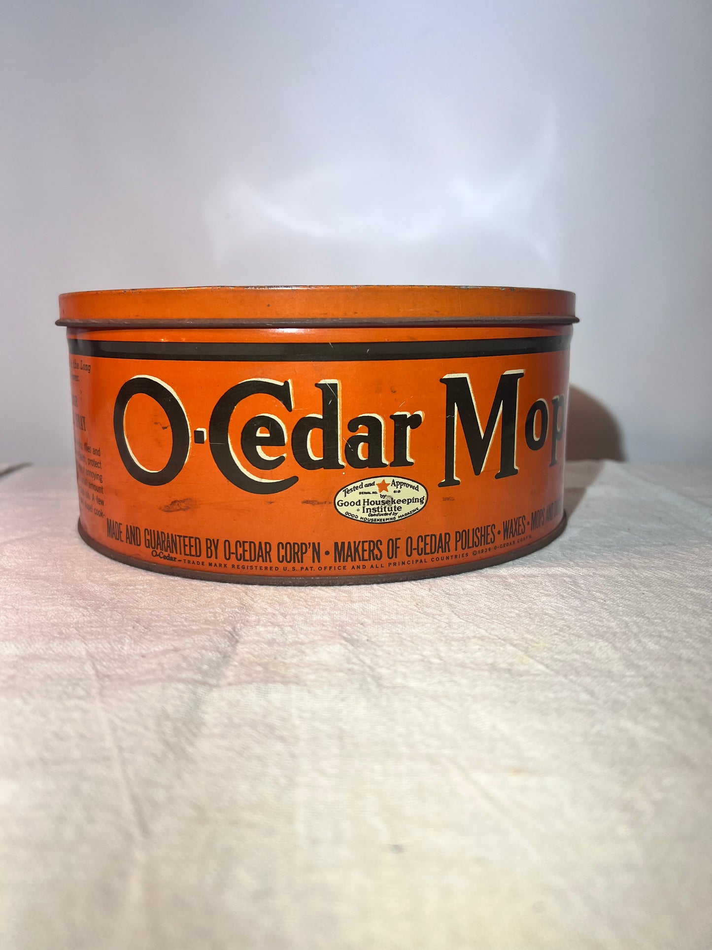 Antique- 8” Tin- O-Cedar Mop- Ace 03