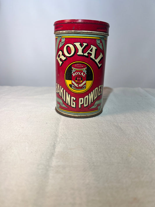Royal - Baking Powder (empty) - antique 5” tall Tin