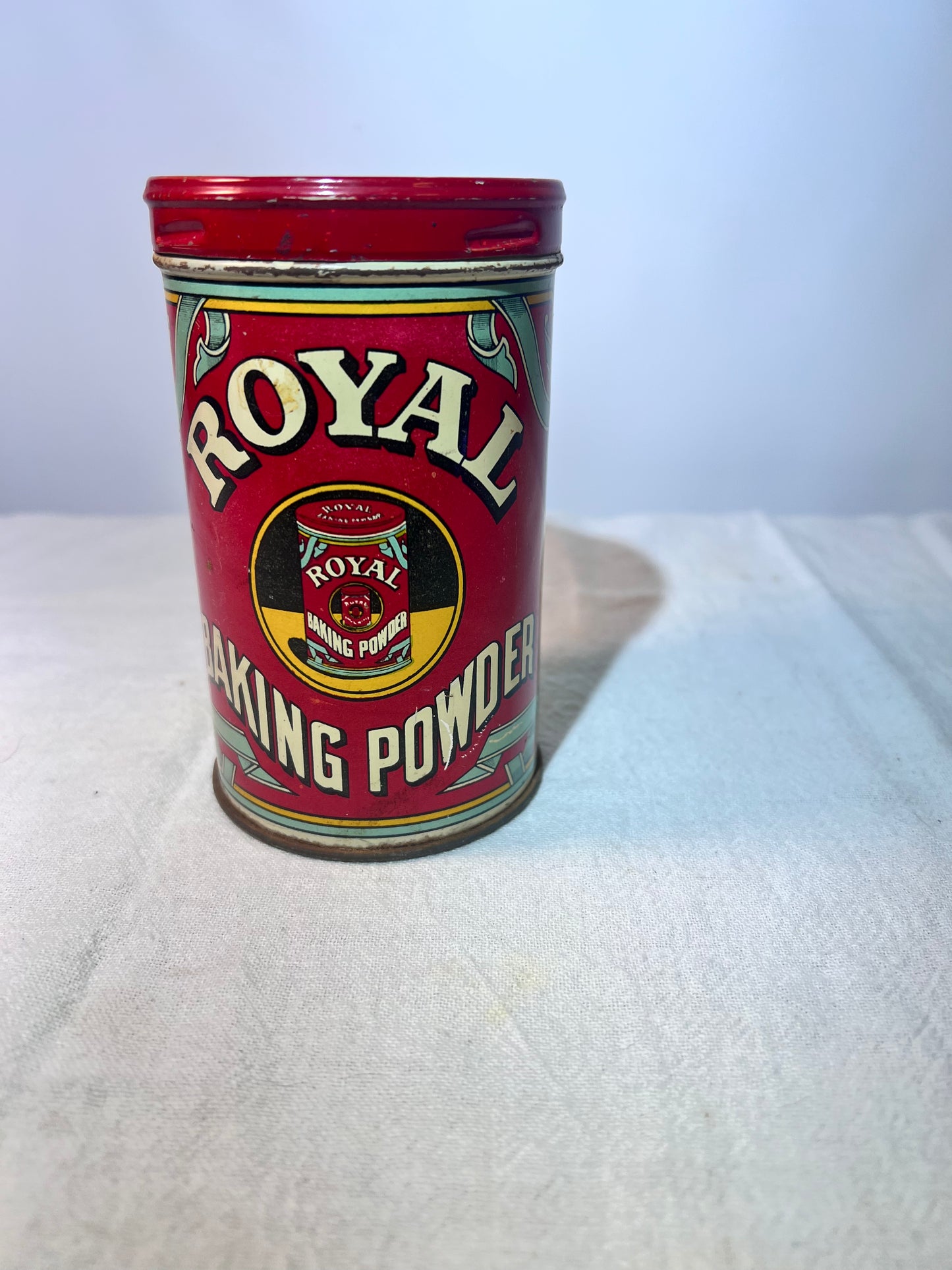 Royal - Baking Powder (empty) - antique 5” tall Tin