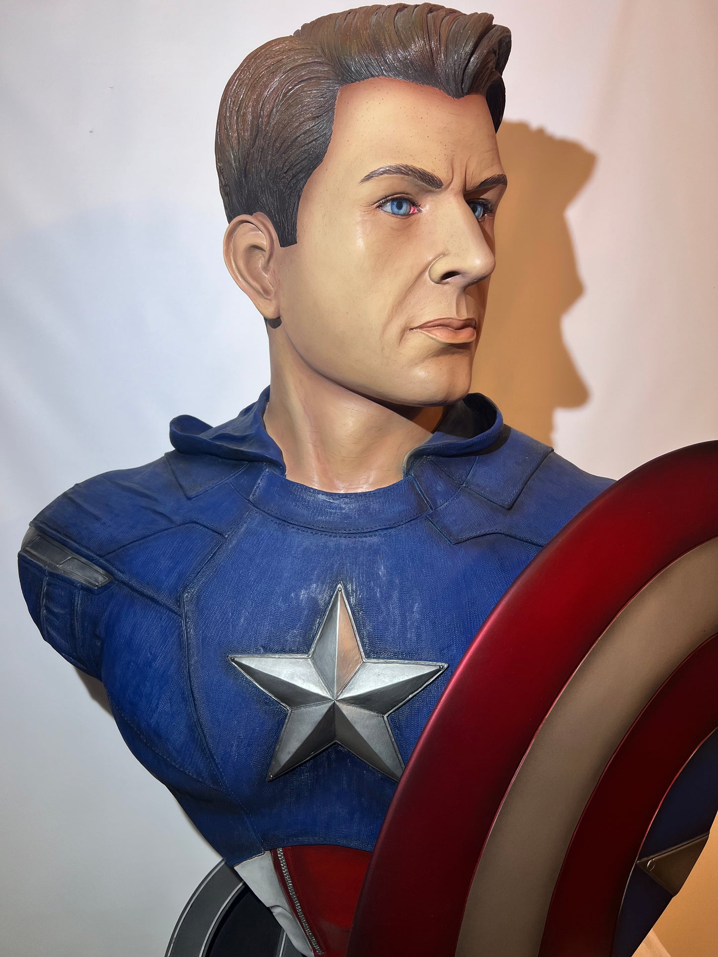 Captain America- 35” Life Size Bust - Chris Evans - 1:1 - Avengers