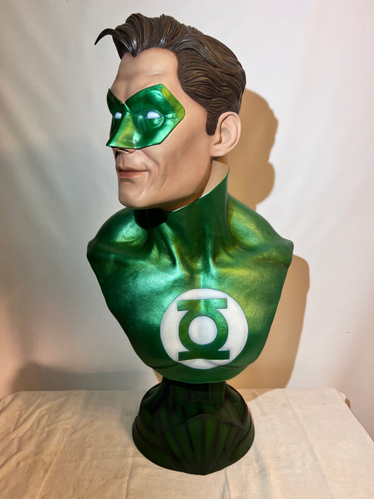 Green Lantern- 28 1/2” Bust- Side Show Collectible - DC Comic - Limited Edition