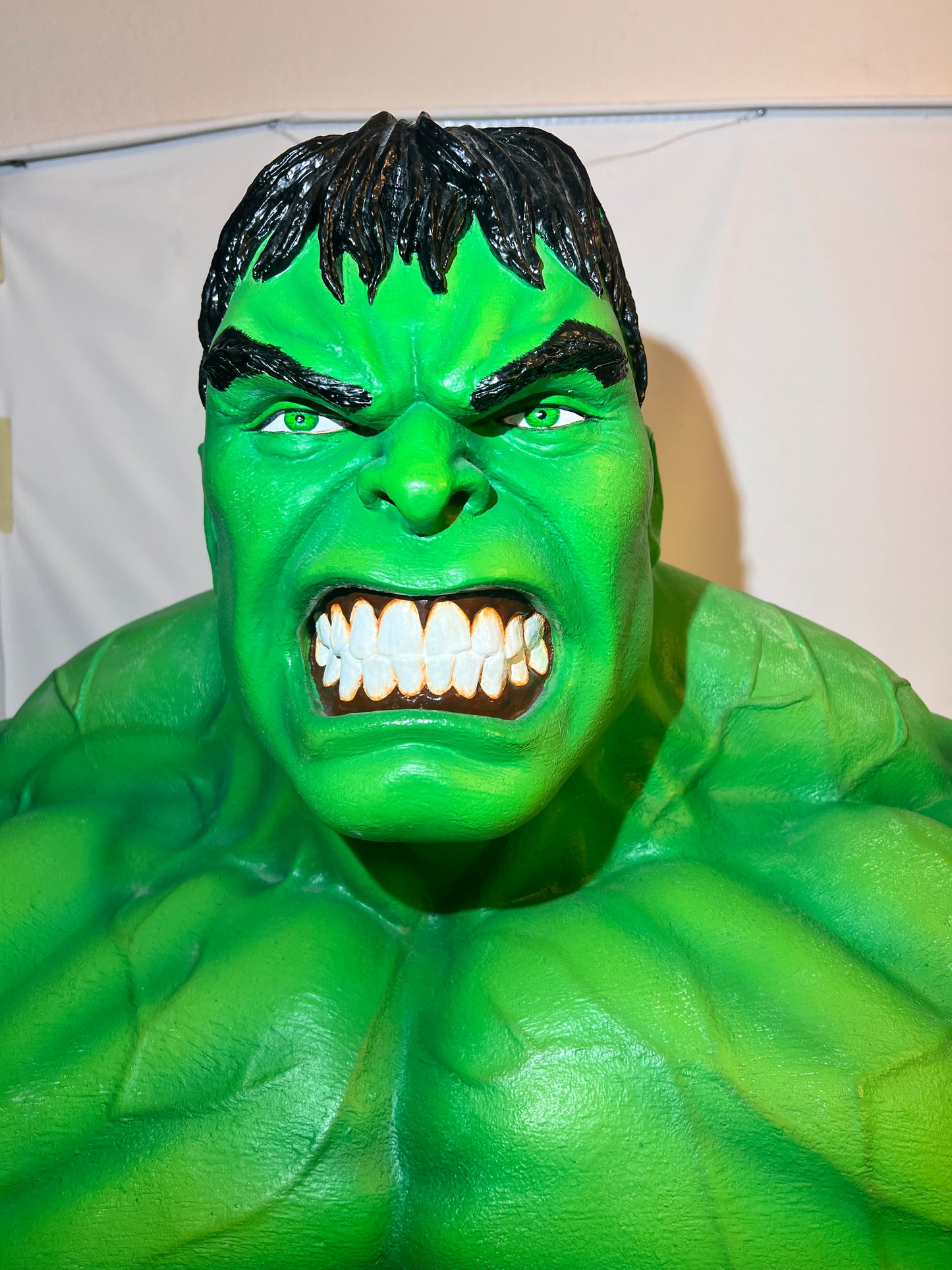 Life Size Hulk Bust 35” Tall - Marvel - The Incredible Hulk