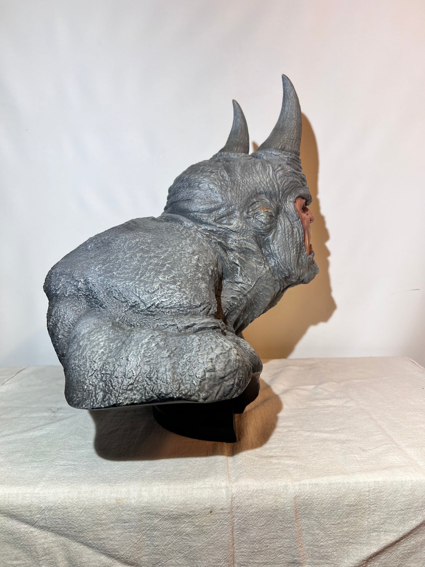 Rhino - 17” Bust - Side Show - name display plaque- Marvel - Exclusive