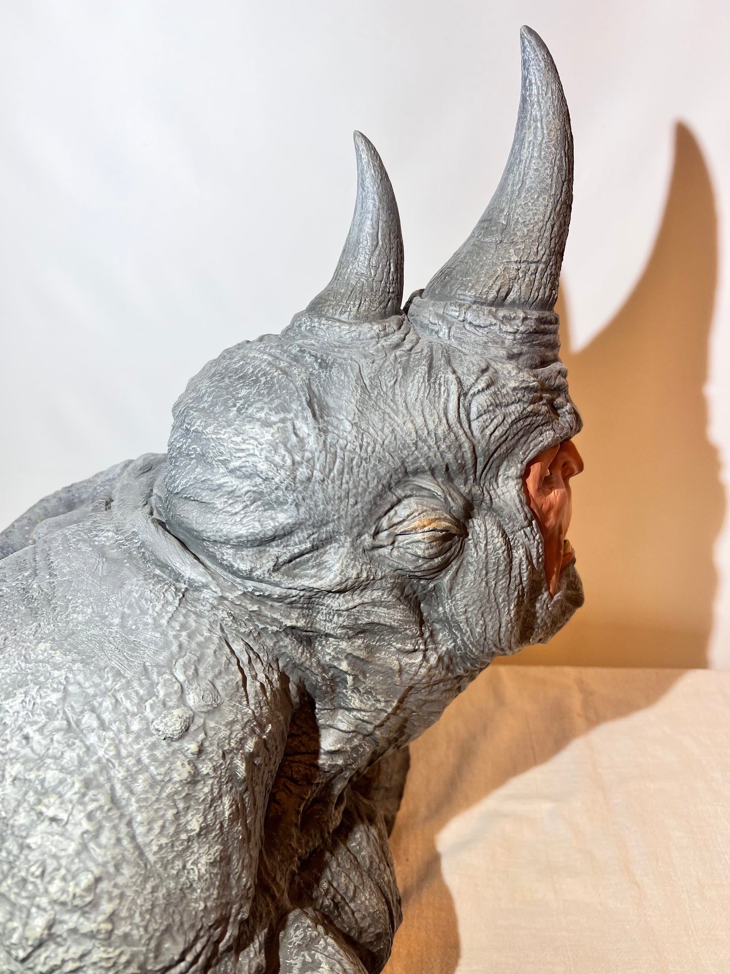 Rhino - 17” Bust - Side Show - name display plaque- Marvel - Exclusive