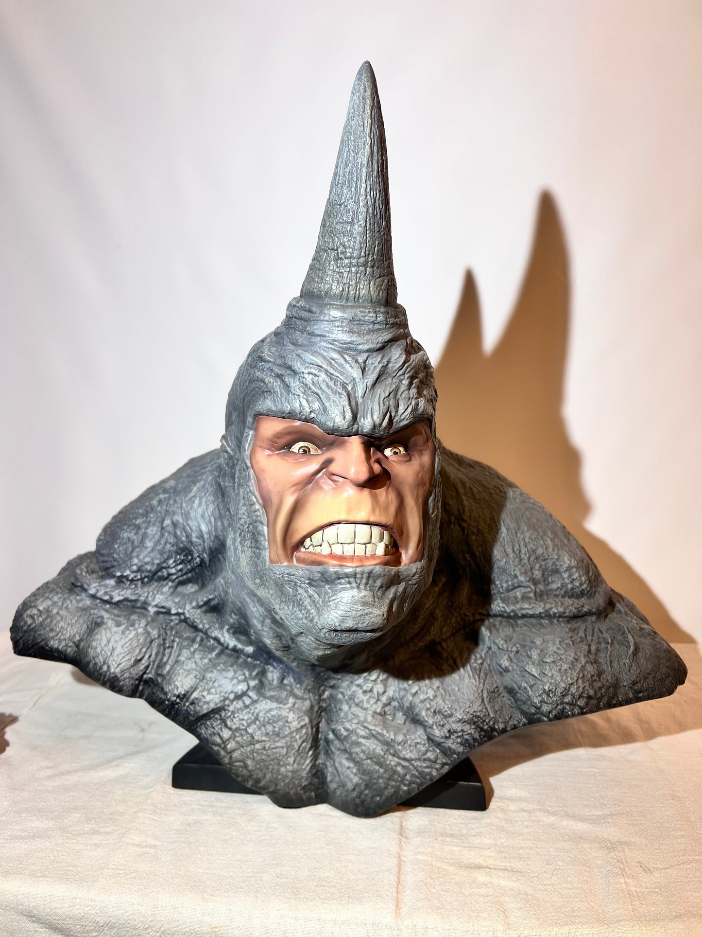 Rhino - 17” Bust - Side Show - name display plaque- Marvel - Exclusive