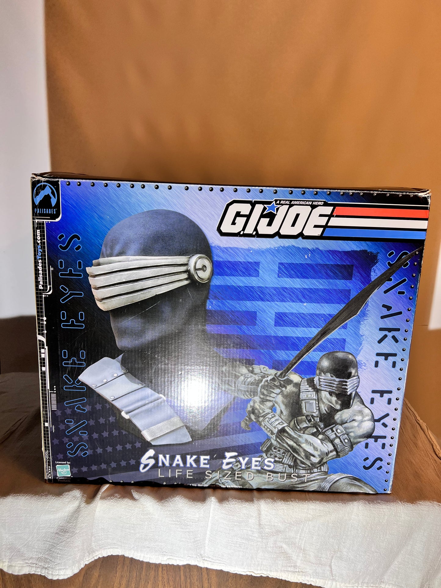 G.I.Joe - Snake Eyes- 15” Bust- Palisades- 2003 - Limited Edition # 56/450 - with original box