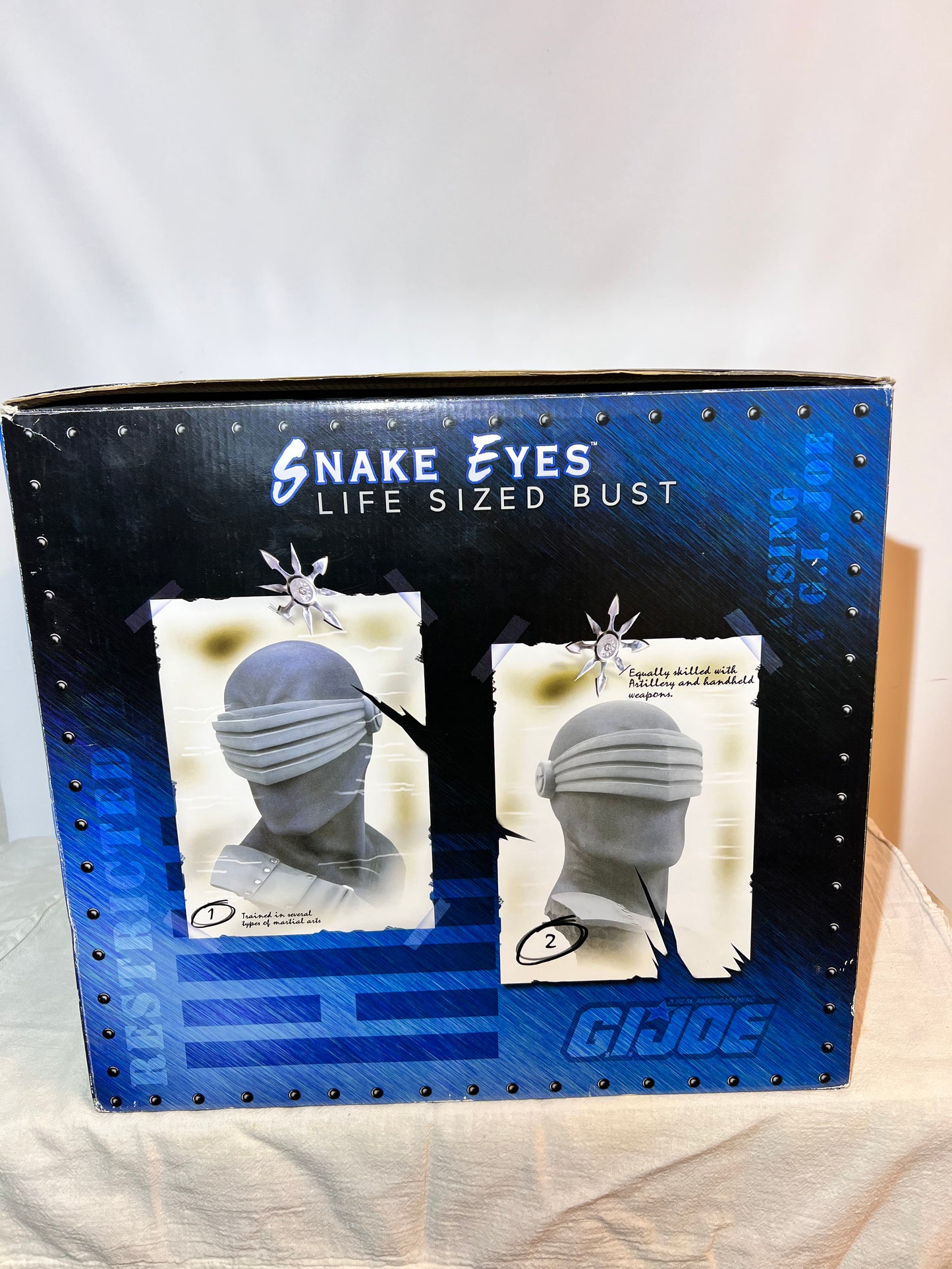 G.I.Joe - Snake Eyes- 15” Bust- Palisades- 2003 - Limited Edition # 56/450 - with original box