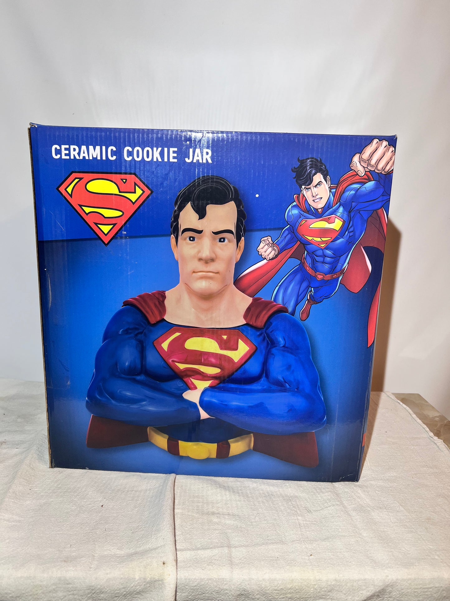 Super Man -13” Cookie Jar - DC Comics-limited edition- #370/3,600