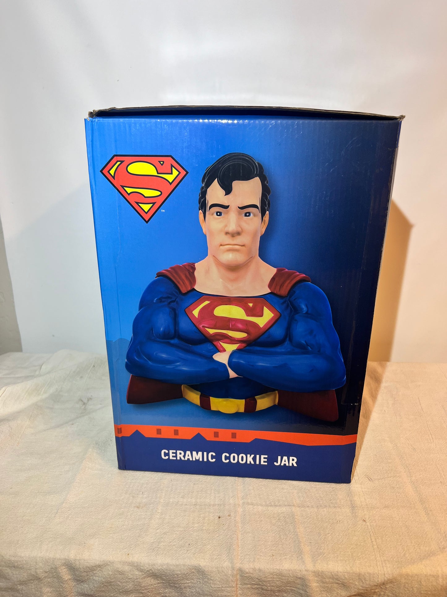Super Man -13” Cookie Jar - DC Comics-limited edition- #370/3,600