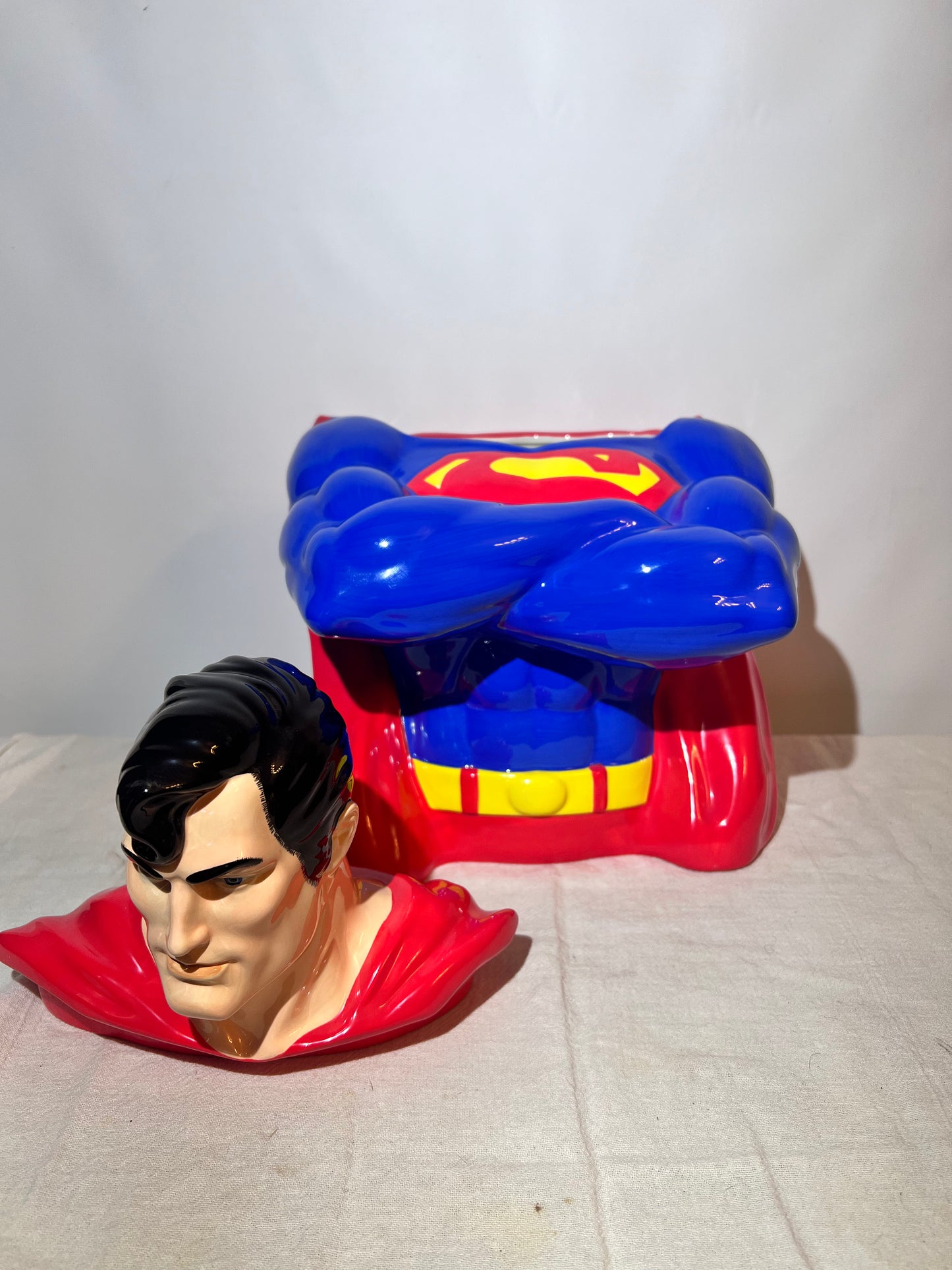 Super Man -13” Cookie Jar - DC Comics-limited edition- #370/3,600