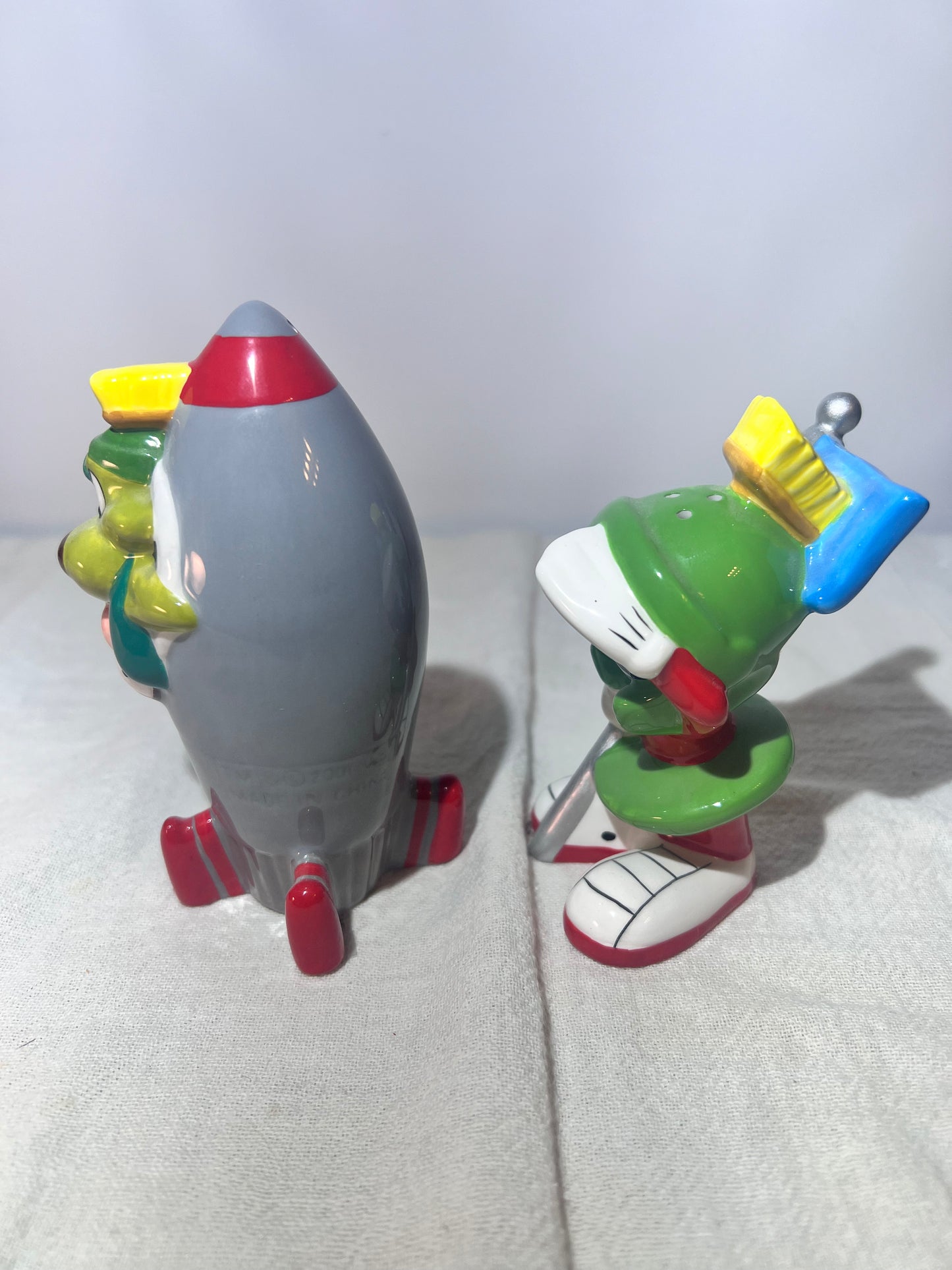 Marvin the Martian & K-9 - Salt and Pepper Shakers- Warner Brothers-Looney Tunes